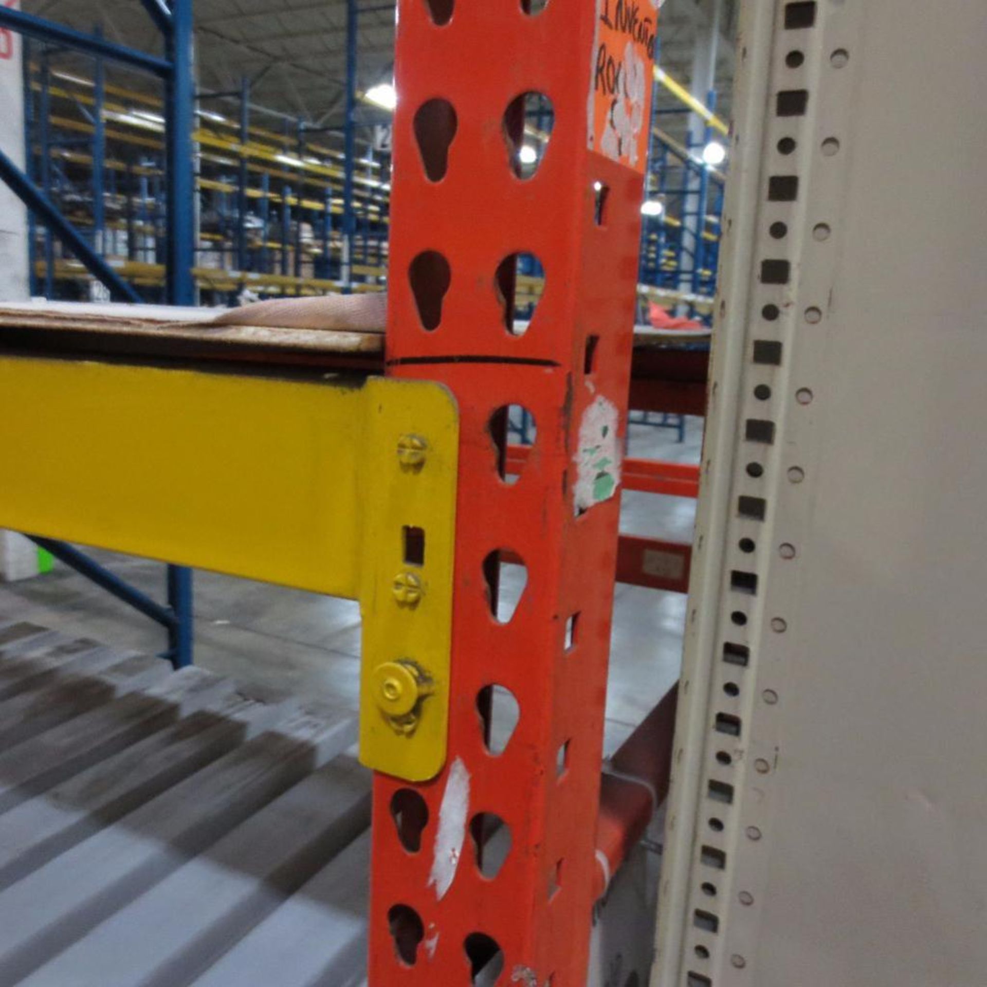 (52) Section of Pallet Racking, (54) Legs 16' X 42", Apx. 425 Cross Beams 8' - Image 2 of 3