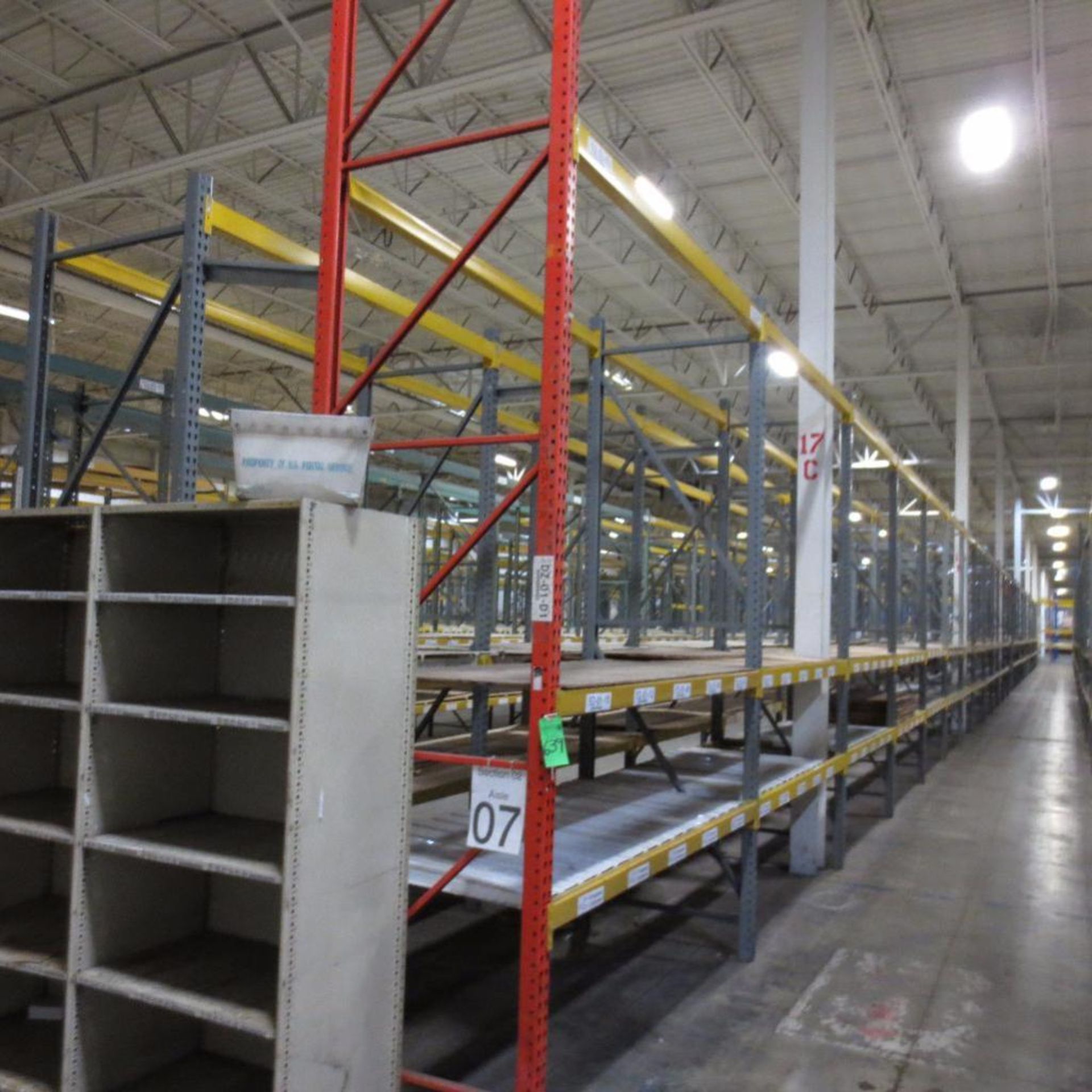 (24) Section of Pallet Racking, (25) Legs 12' X 42", Apx. 144 Cross Beams 8'