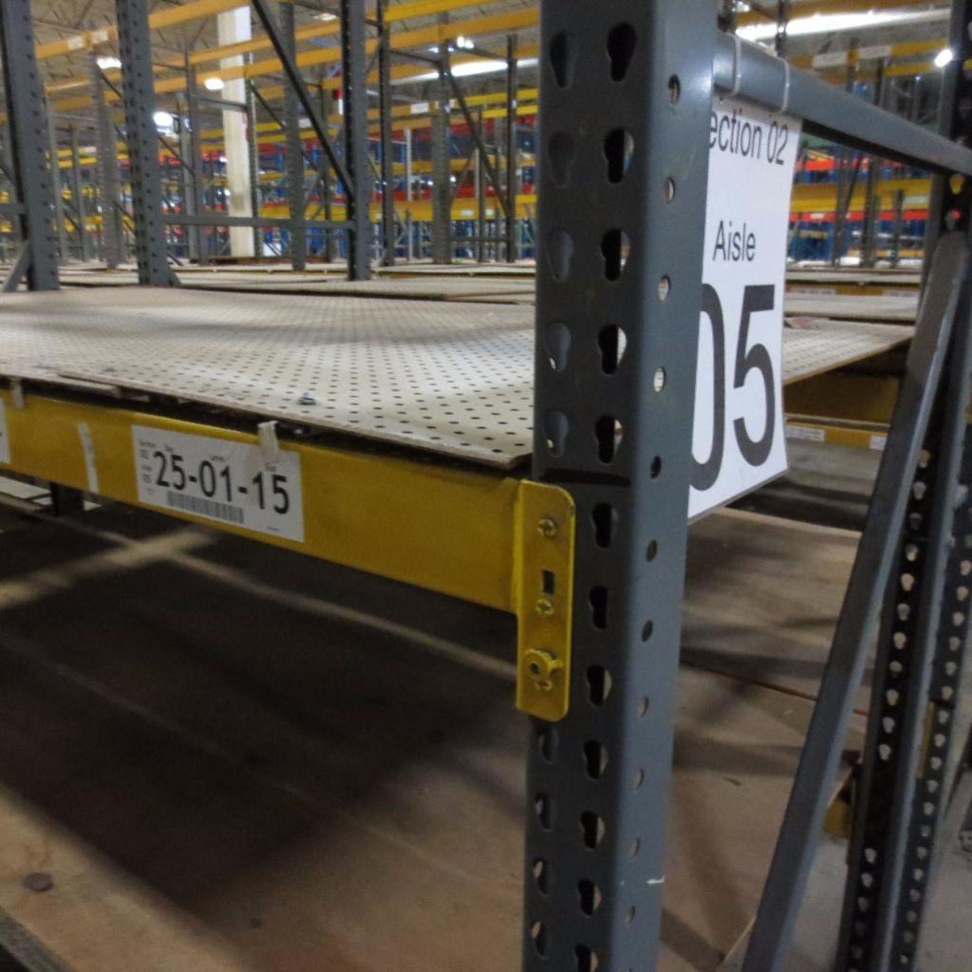 (26) Section of Pallet Racking, (26) Legs 12' X 42", Apx. 156 Cross Beams 8' - Image 3 of 3