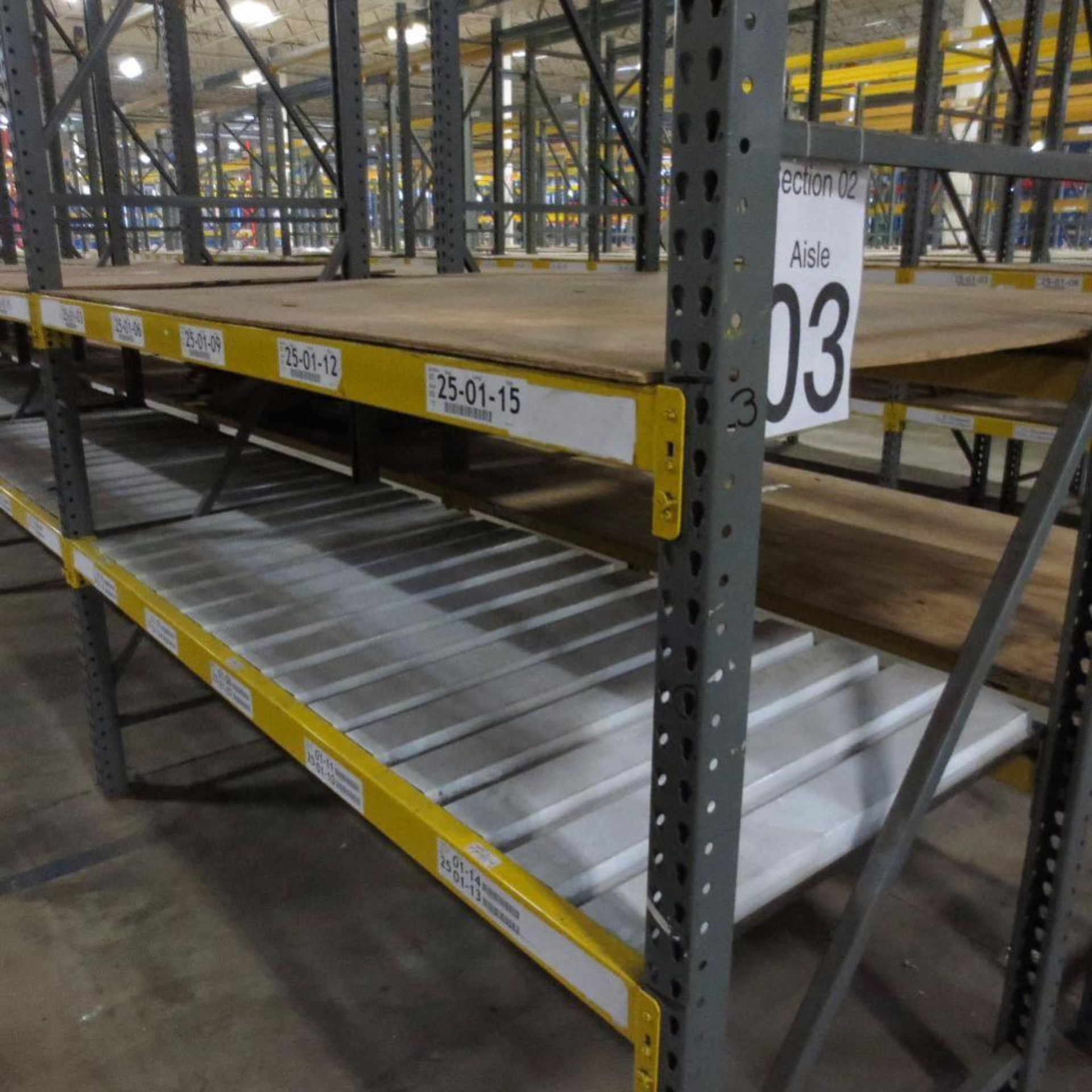 (26) Section of Pallet Racking, (26) Legs 12' X 42", Apx. 156 Cross Beams 8' - Image 2 of 2