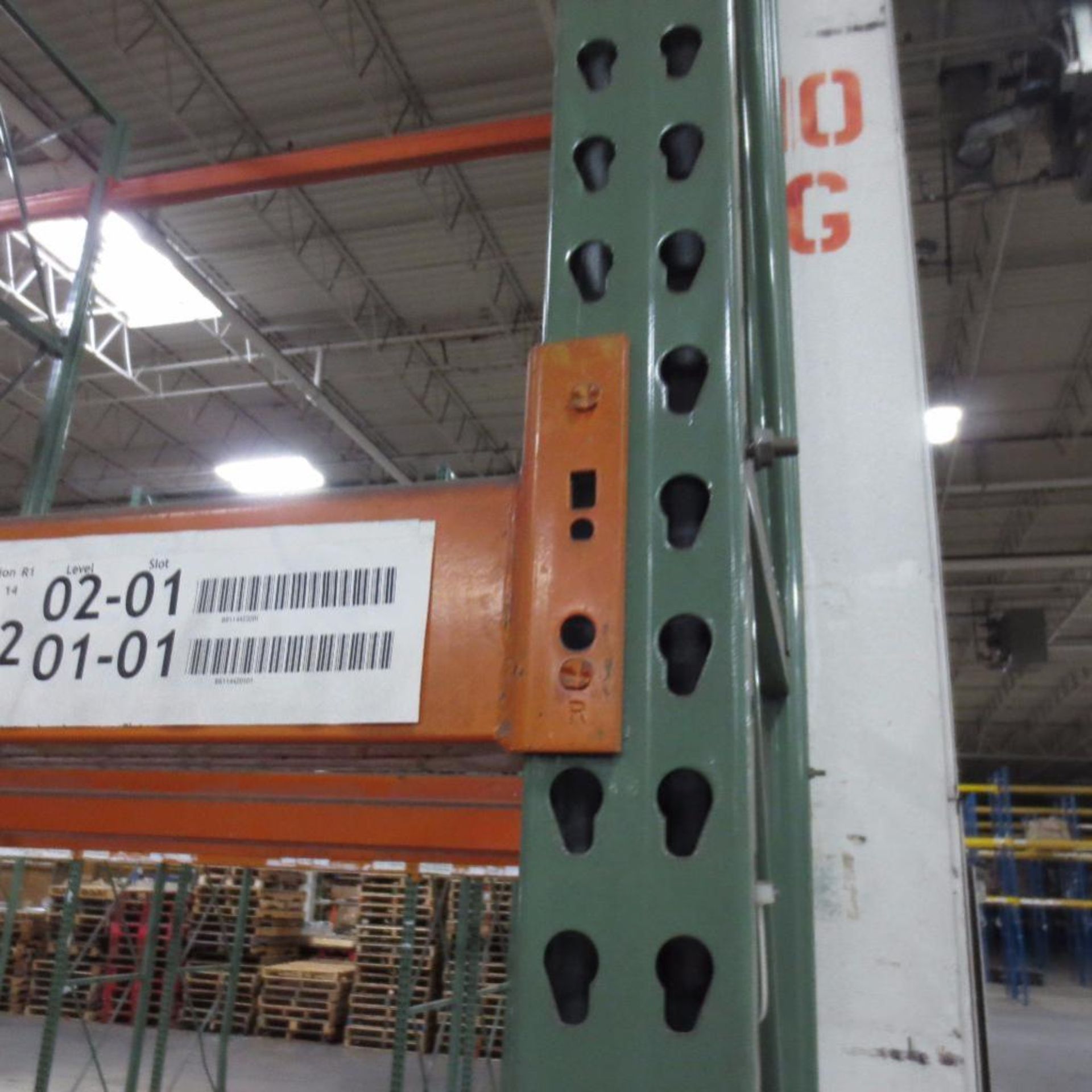 (28) Section of Pallet Racking, (30) Legs 16' X 42", Apx. 112 Cross Beams 99" - Image 2 of 4