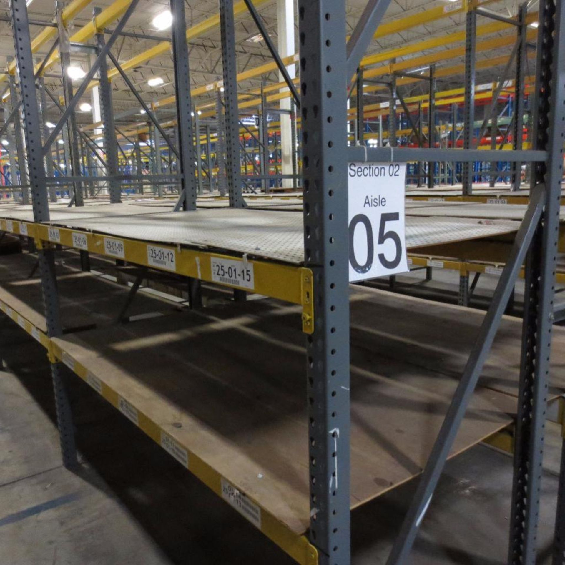 (26) Section of Pallet Racking, (26) Legs 12' X 42", Apx. 156 Cross Beams 8' - Image 2 of 3