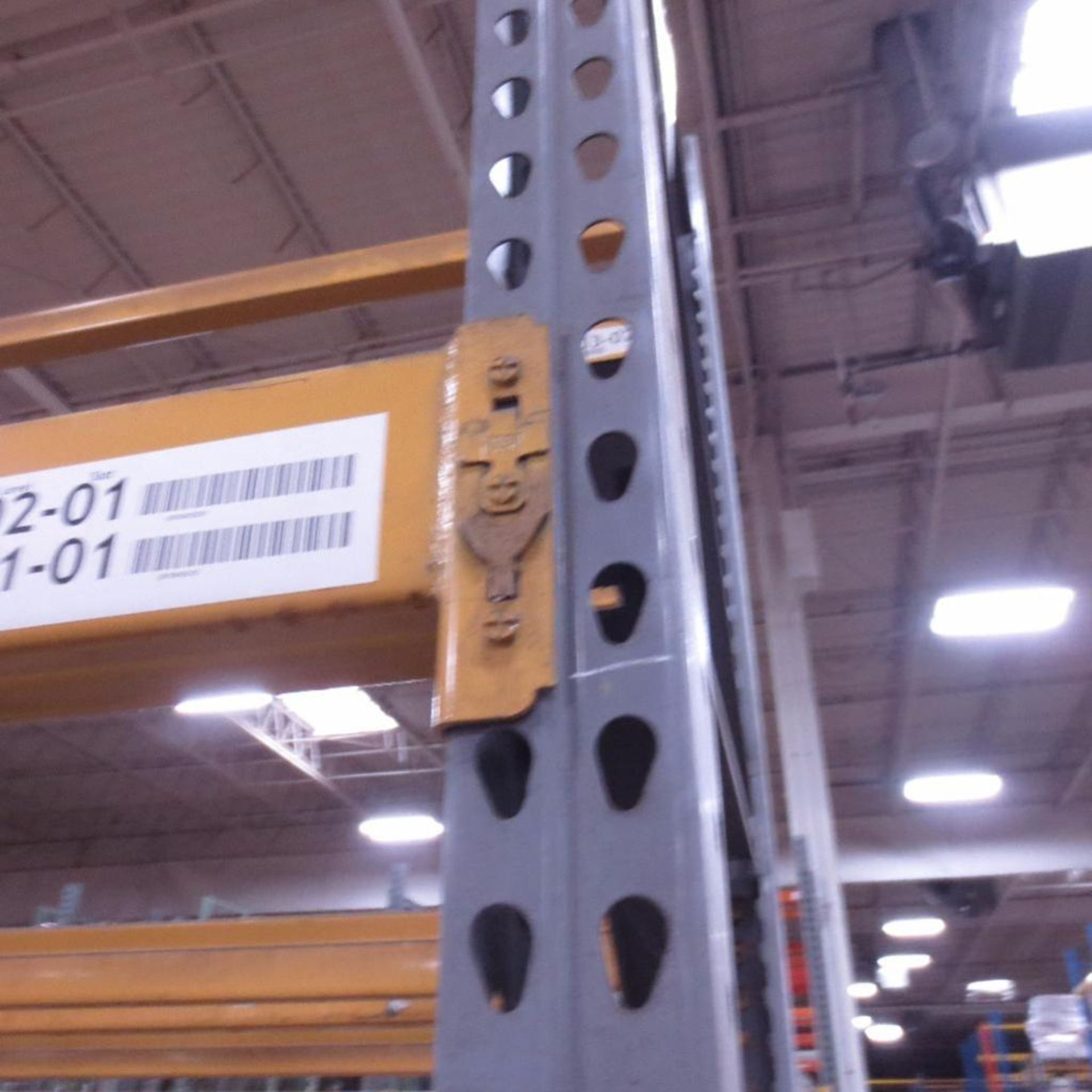 (28) Section of Pallet Racking, (30) Legs 12' X 42", Apx. 168 Cross Beams 8' - Image 2 of 3