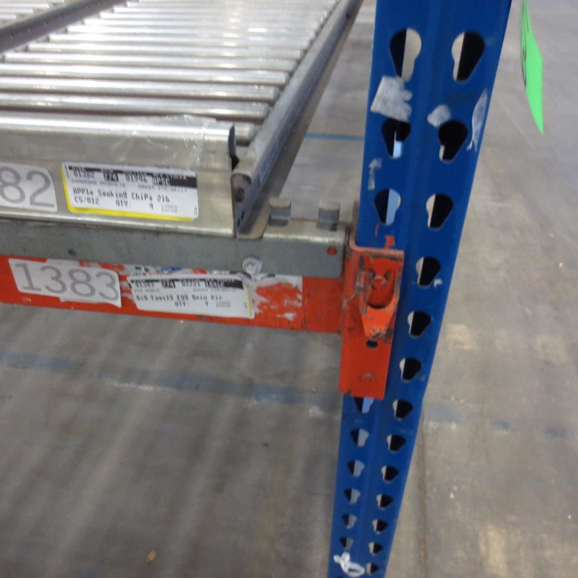 (28) Section of Pallet Racking, (30) Legs 16' X 42", Apx. 111 Cross Beams 8', (70) Pallet Roller Con - Image 3 of 3