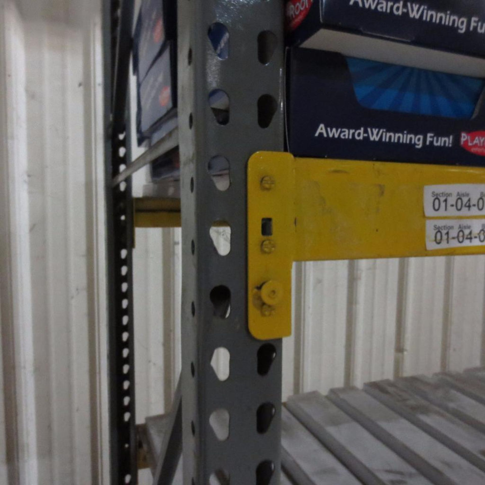 (11) Section of Pallet Racking, (12) Legs 12' X 42", Apx. 48 Cross Beams 8' - Image 2 of 3