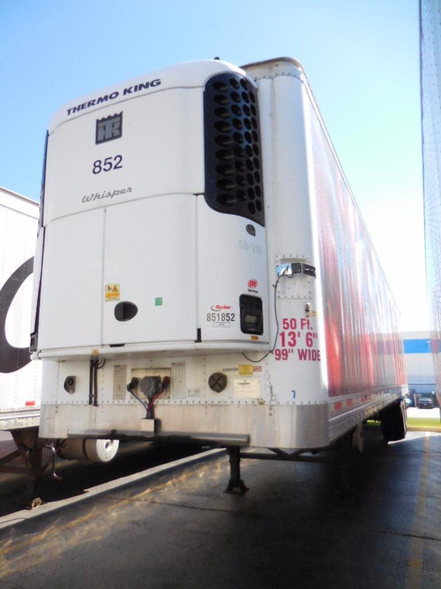 2006 Wabash 50' Refrigerated Trailer, VIN # 1JJV502W96L978374, Unit 852 - Image 3 of 23