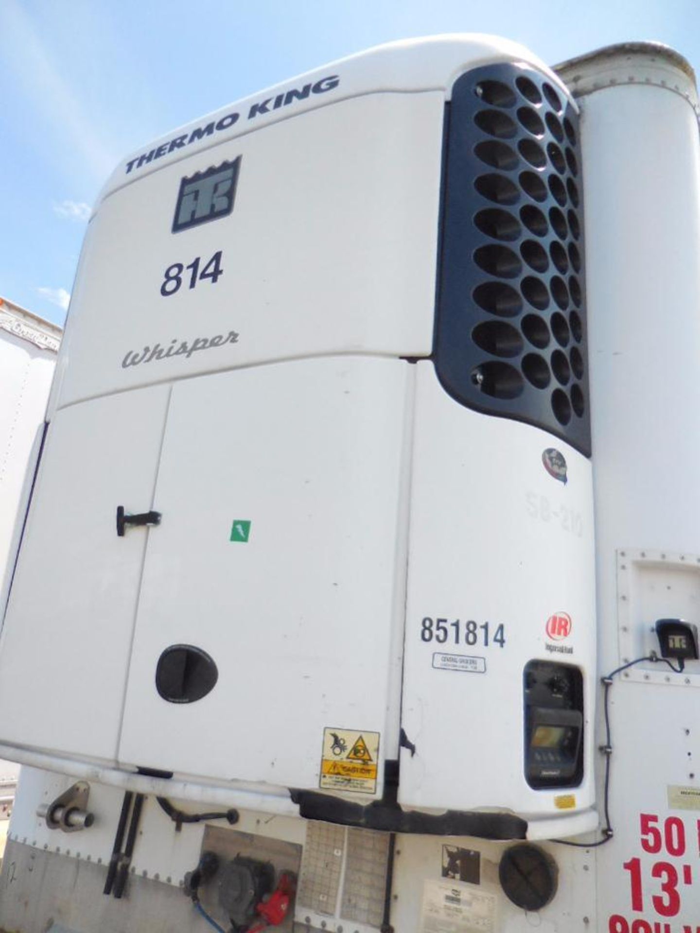 2008 Wabash 50' Refrigerated Trailer, Reefer Hours 4,250, VIN # 1JJV512W88L103120, Unit 814 - Image 14 of 19