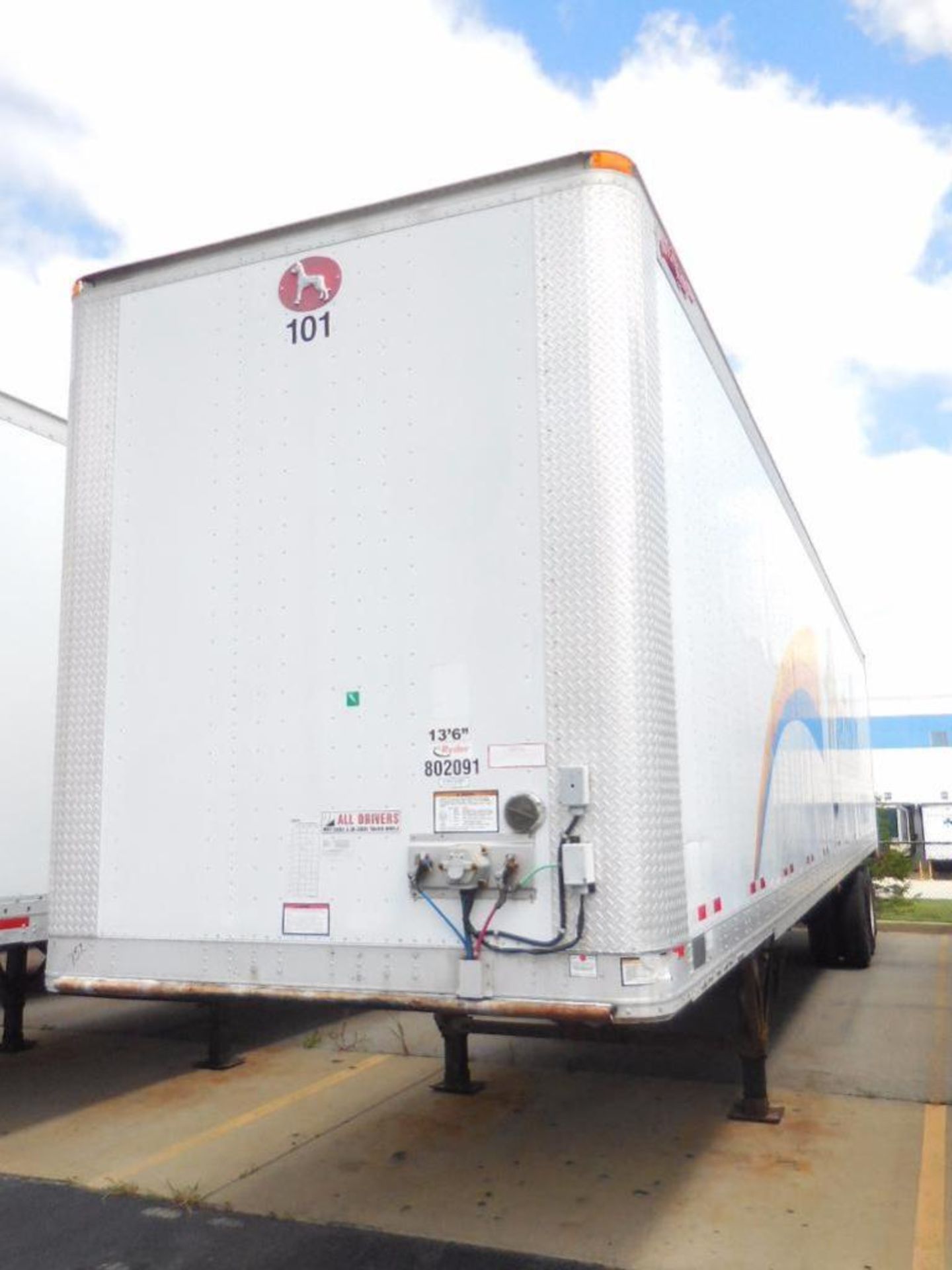 2004 Great Dane 48' Dry Trailer, VIN# 1GRAA96284B707412, Unit 101 - Image 3 of 16