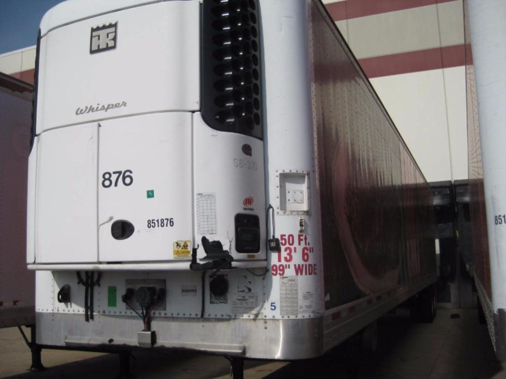 2006 Wabash 50' Refrigerated Trailer, 6,178 reefer hours, VIN # 1JJV502W16L989109, Unit 876 - Image 4 of 10