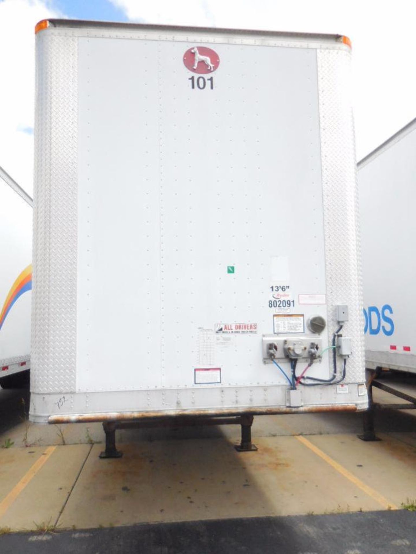 2004 Great Dane 48' Dry Trailer, VIN# 1GRAA96284B707412, Unit 101