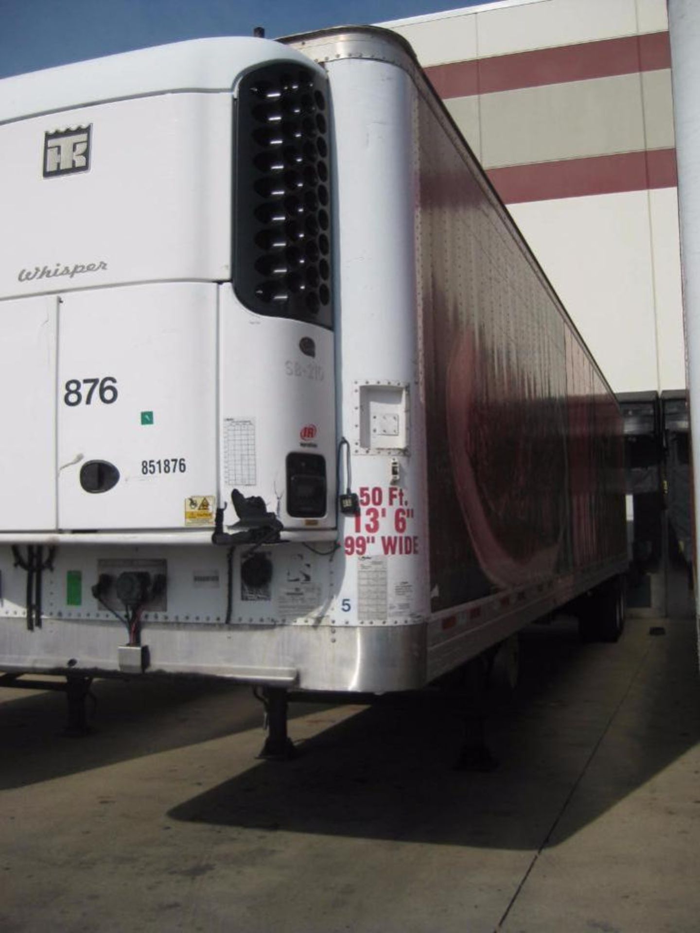 2006 Wabash 50' Refrigerated Trailer, 6,178 reefer hours, VIN # 1JJV502W16L989109, Unit 876 - Image 3 of 10