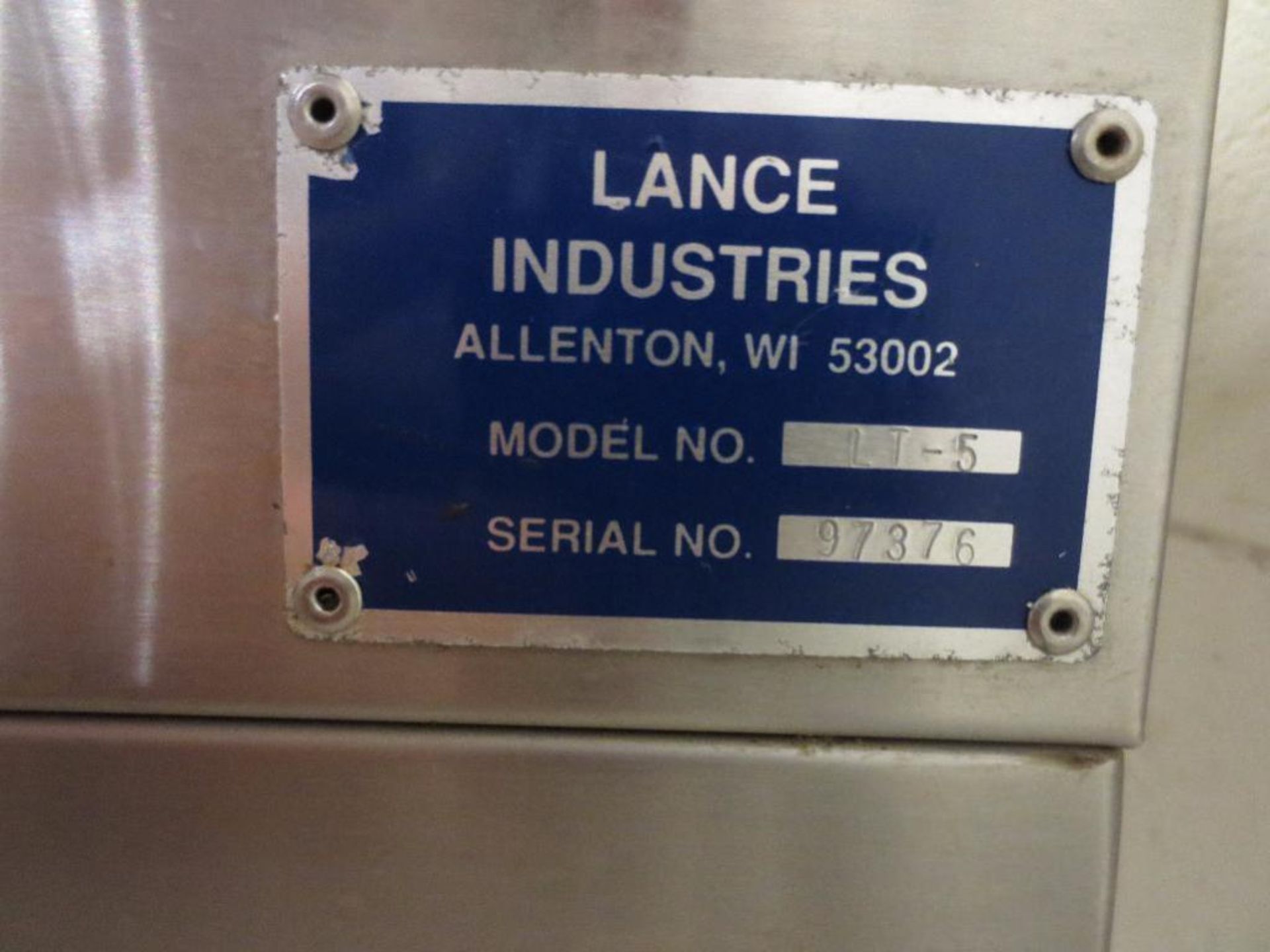 Lance Industries Vacuum Marinator M/N..LT-5 S/N..97376 - Image 3 of 3