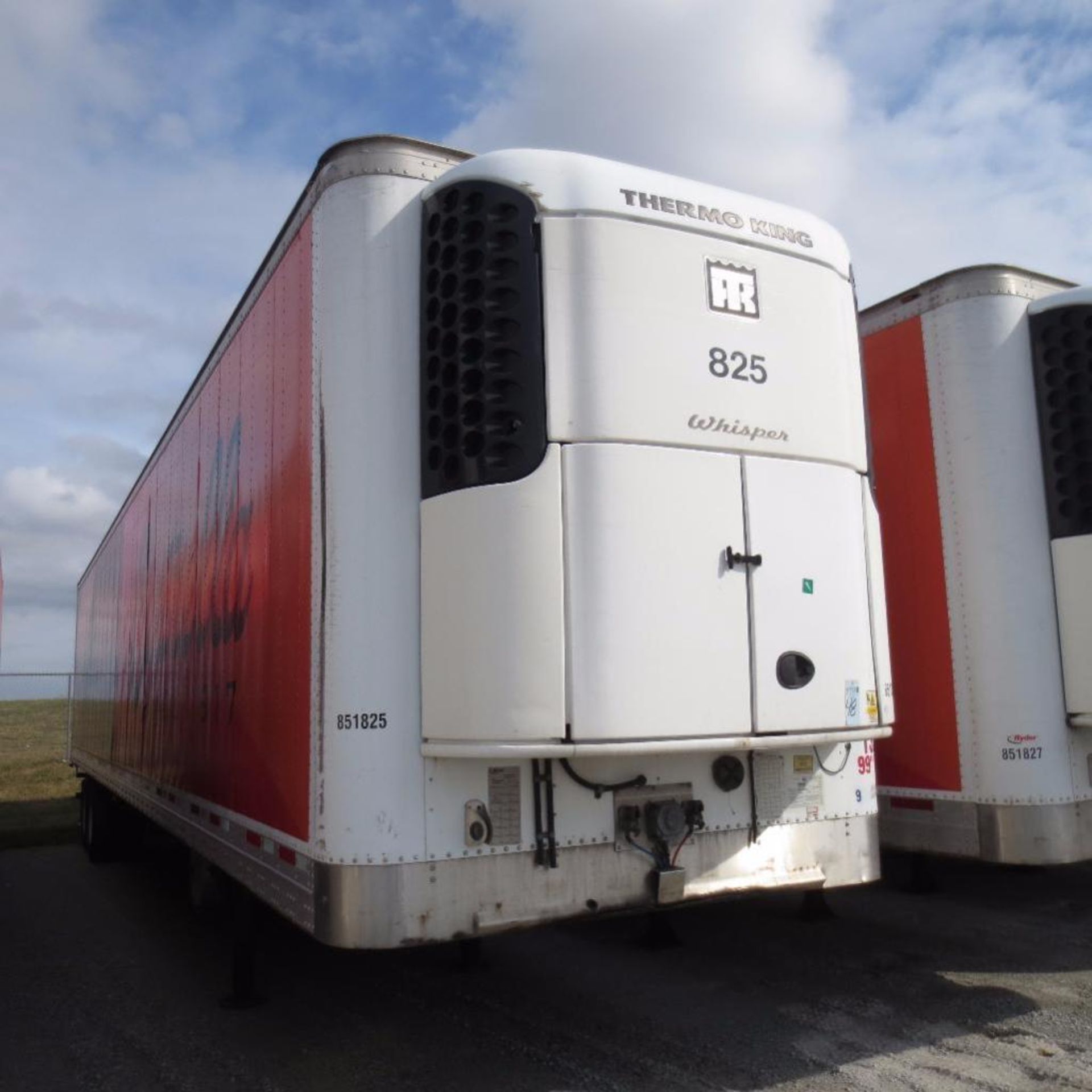 Wabash 50' Reefer Trailer, 13' 6" Hight, 99" Wide, Year 2008, Vin 1JJV512W48L103132, Rider # 851825, - Image 2 of 6