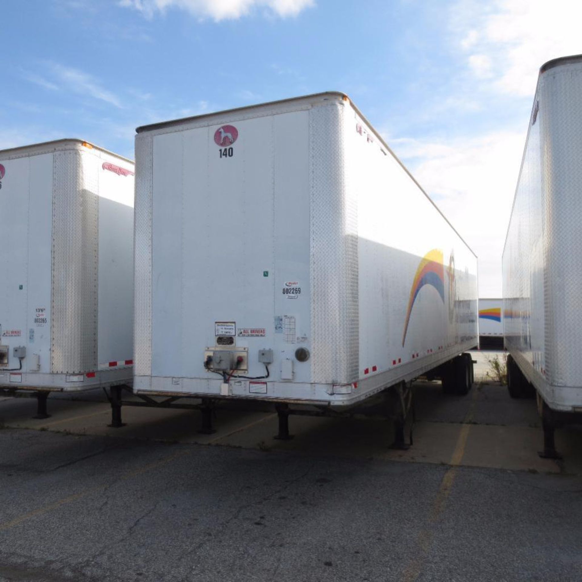 Great Dane 48' Dry Trailer, 13' 6" Hight, 95" Wide, Year 2009, Vin 1GRAA96219B700549, Rider # 802269