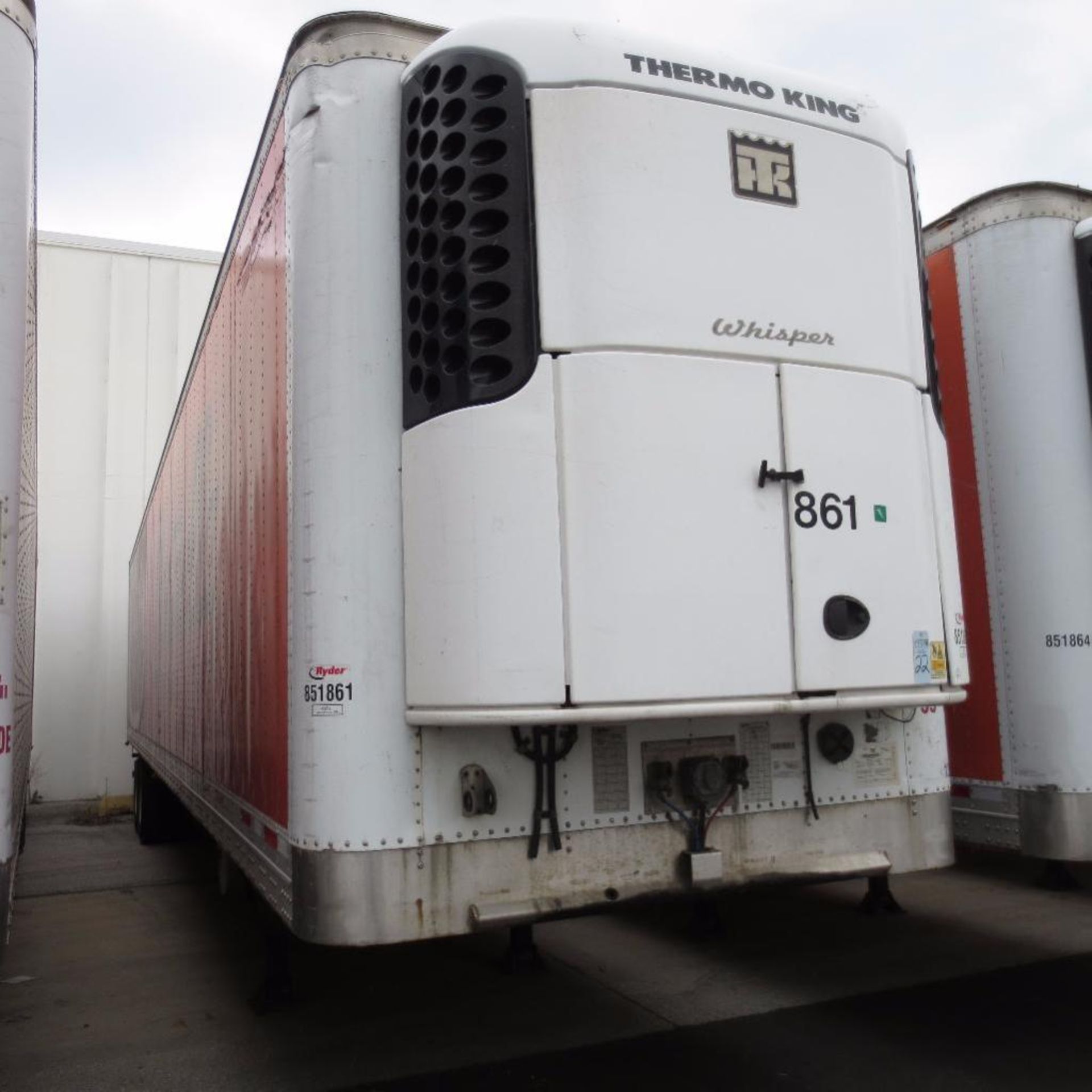 Wabash 50' Reefer Trailer, 13' 6" Hight, 99" Wide, Year 2006, Vin 1JJV502W06L989117, Rider # 851861, - Image 2 of 6