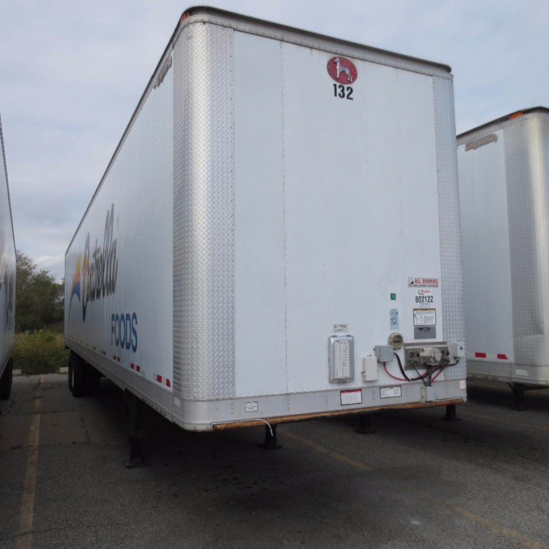 Great Dane 48' Dry Trailer, 13' 6" Hight, 95" Wide, Year 2007, Vin 1GRAA96277B711522, Rider # 802122 - Image 2 of 6