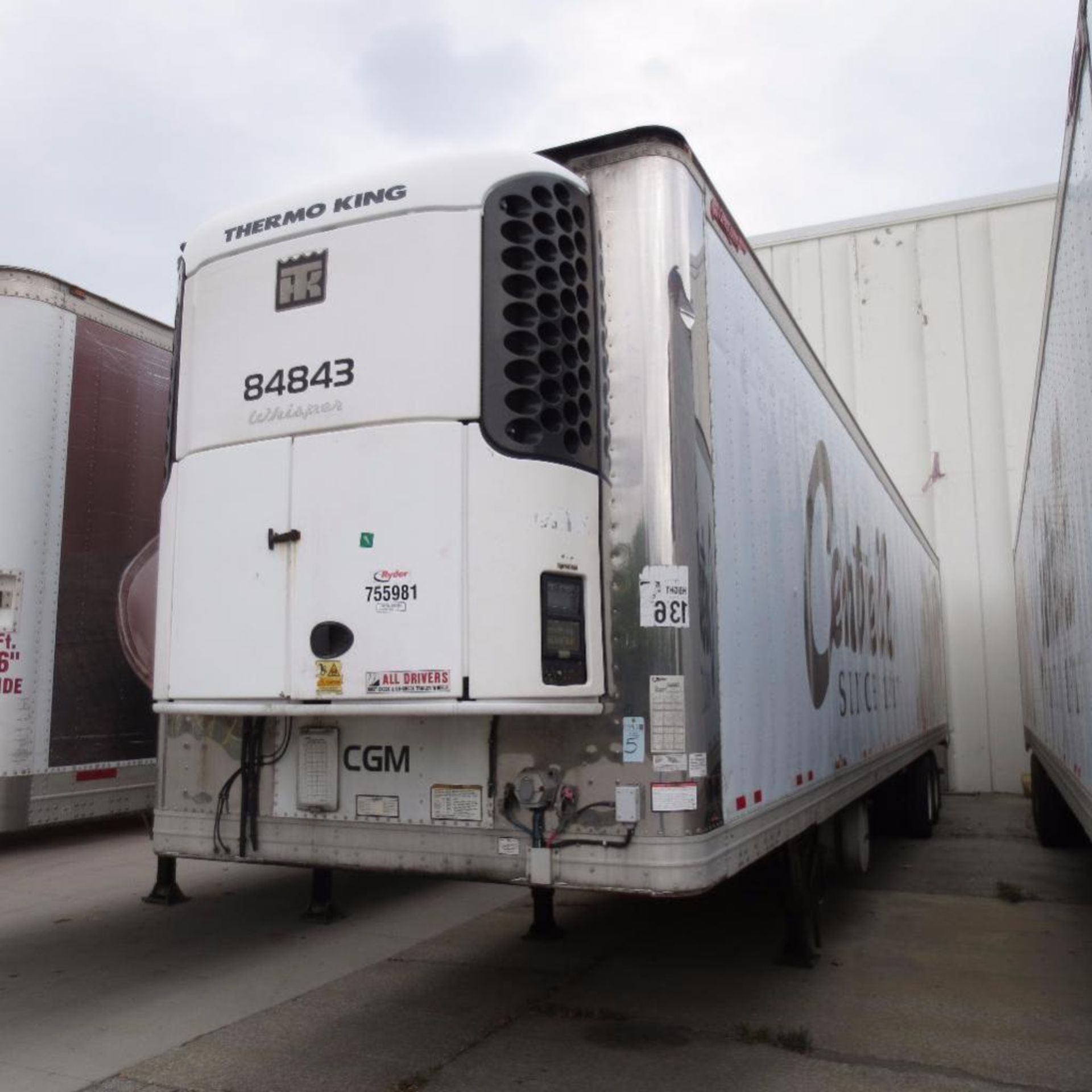 Great Dane 48' Refrigerated Trailer, 13' 6" Height, 104" Wide, Year 2004, Vin 1GRAA96325B703107, Rid