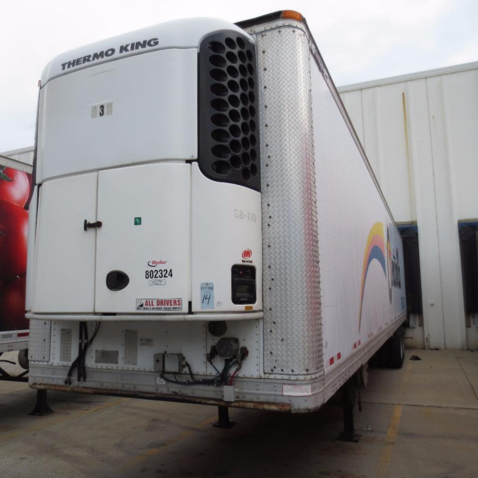 Great Dane 48' Refrigerated Trailer, 13' Hight, 104" Wide, Year 2006, Vin 1GRAA96276B707601, Rider #