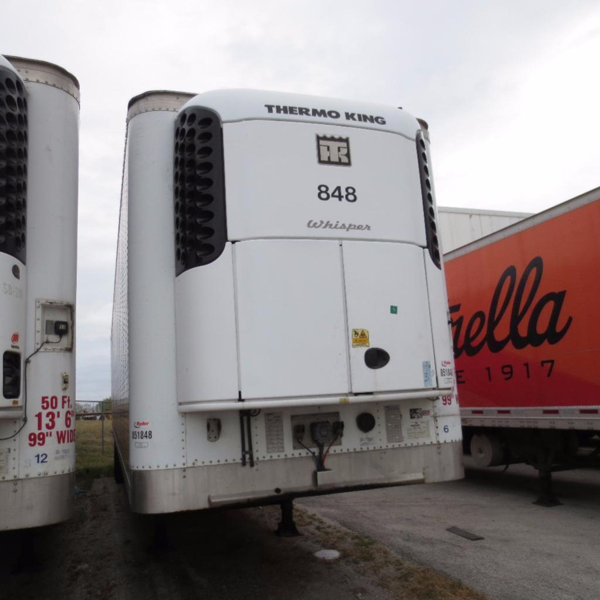 Wabash 50' Reefer Trailer, 13' 6" Hight, 99" Wide, Year 2006, Vin 1JJV502W16L978370, Rider # 851848, - Image 6 of 6