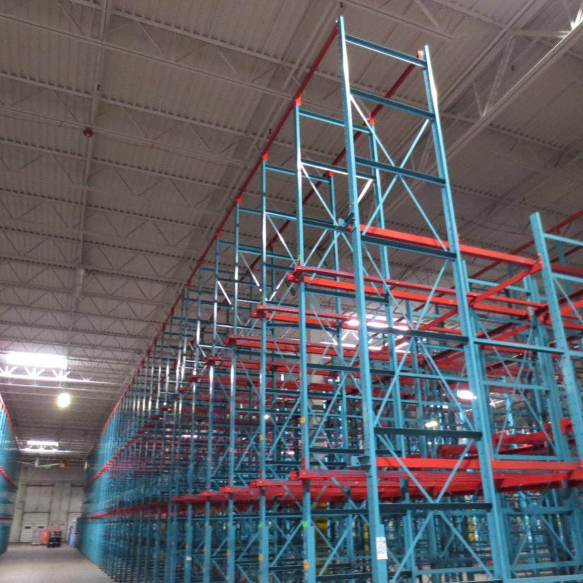 (35) Section of Pallet Racking, For Tall Stacked Pallets, 157' X 12' Deep Foot Print, 24' Tall - Image 2 of 6