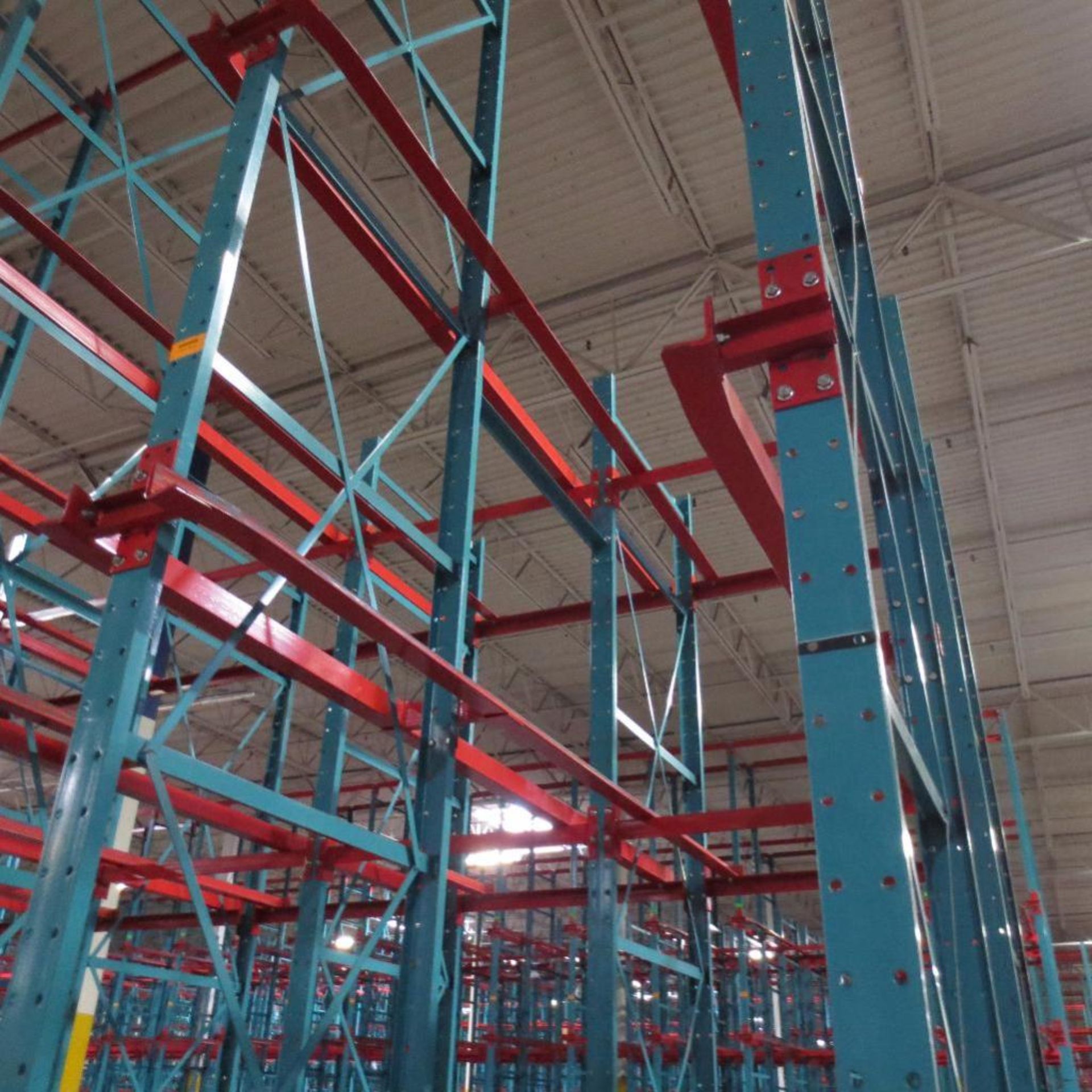 (35) Section of Pallet Racking, For Tall Stacked Pallets, 154' X 12' Deep Foot Print, 24' Tall - Image 5 of 5