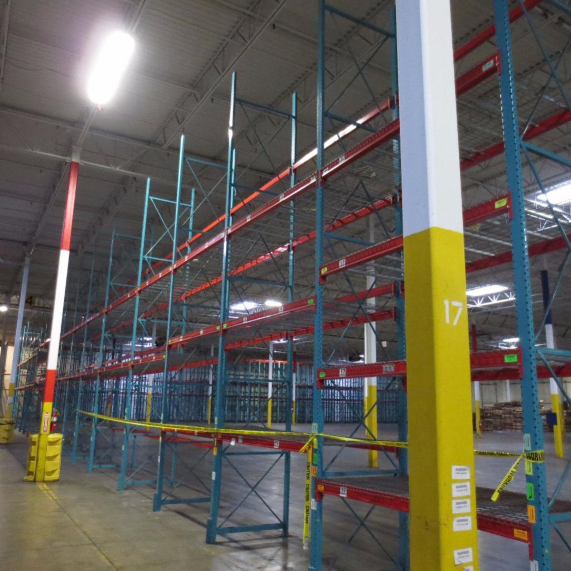 (9) Section of Pallet Racking, (10) 24' X 4' Up Rights, (8) 11' Cross Beams, (60) 8' Cross Beams and - Image 2 of 6