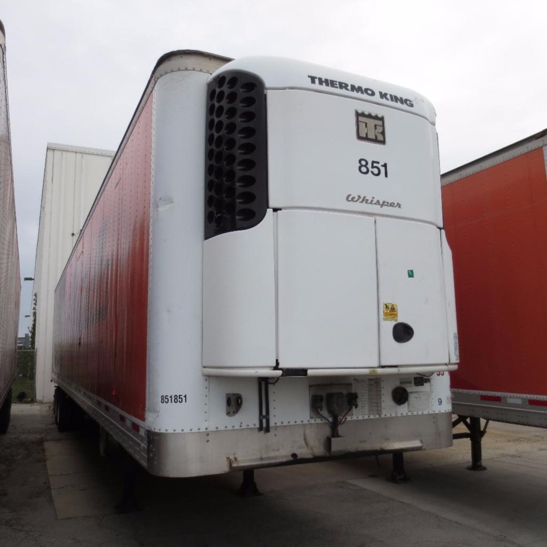 Wabash 50' Reefer Trailer, 13' 6" Hight, 99" Wide, Year 2006 , Vin 1JJV502W76L978373, Rider # 851851 - Image 2 of 7