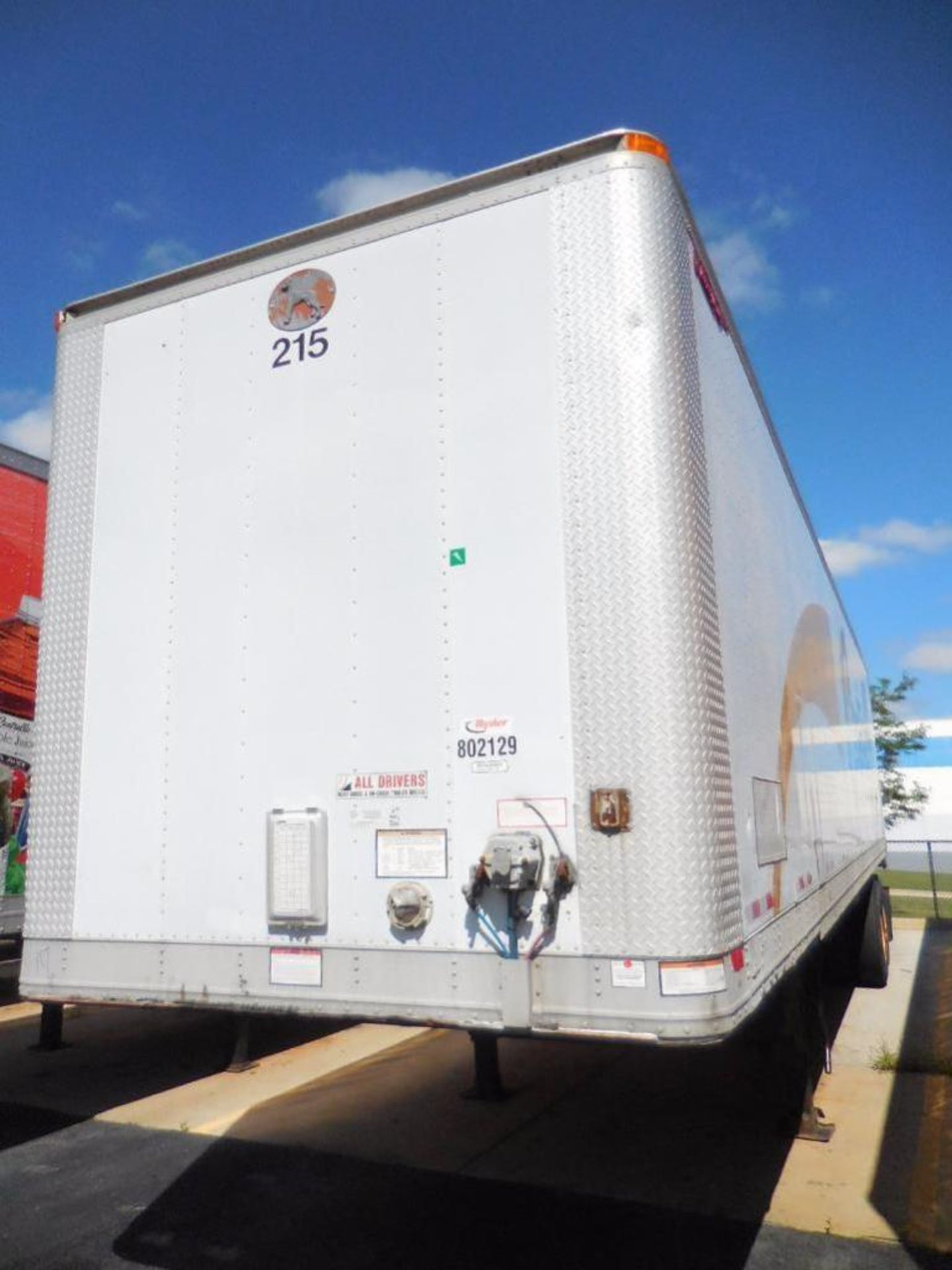 Great Dane 40' Dry Trailer, Vin 1GRAA80223B032402, Unit 215 ( Loc: Plymouth, IN They are not on Muns - Image 3 of 20