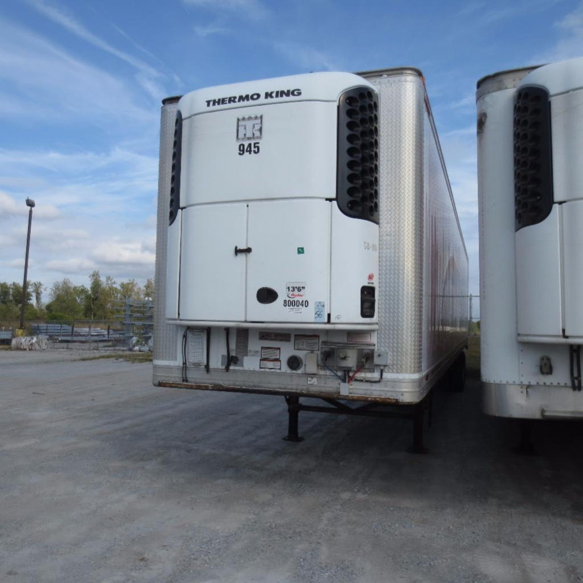 Great Dane 48' Refrigerated Trailer, 13' 6" Tall, 102" Wide, year 2009, Vin 1GRAA962X9B702025, Rider