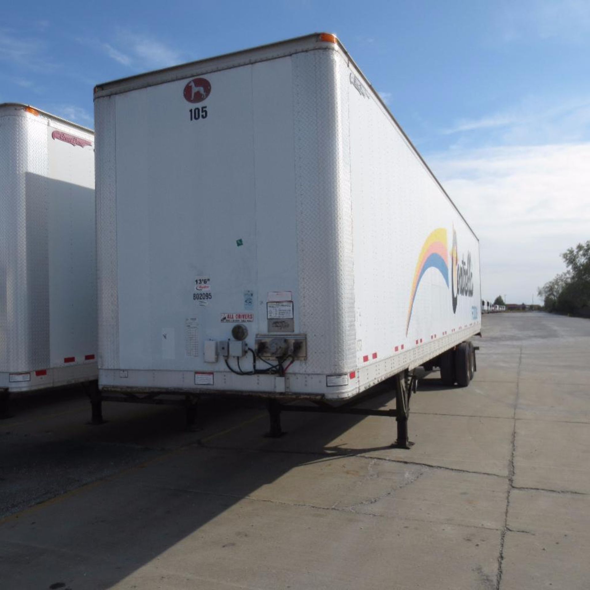 Great Dane 48' Dry Trailer, 13' 6" Hight, 95" Wide, Year 2006, Vin 1GRAA96206B707441, Rider # 802095