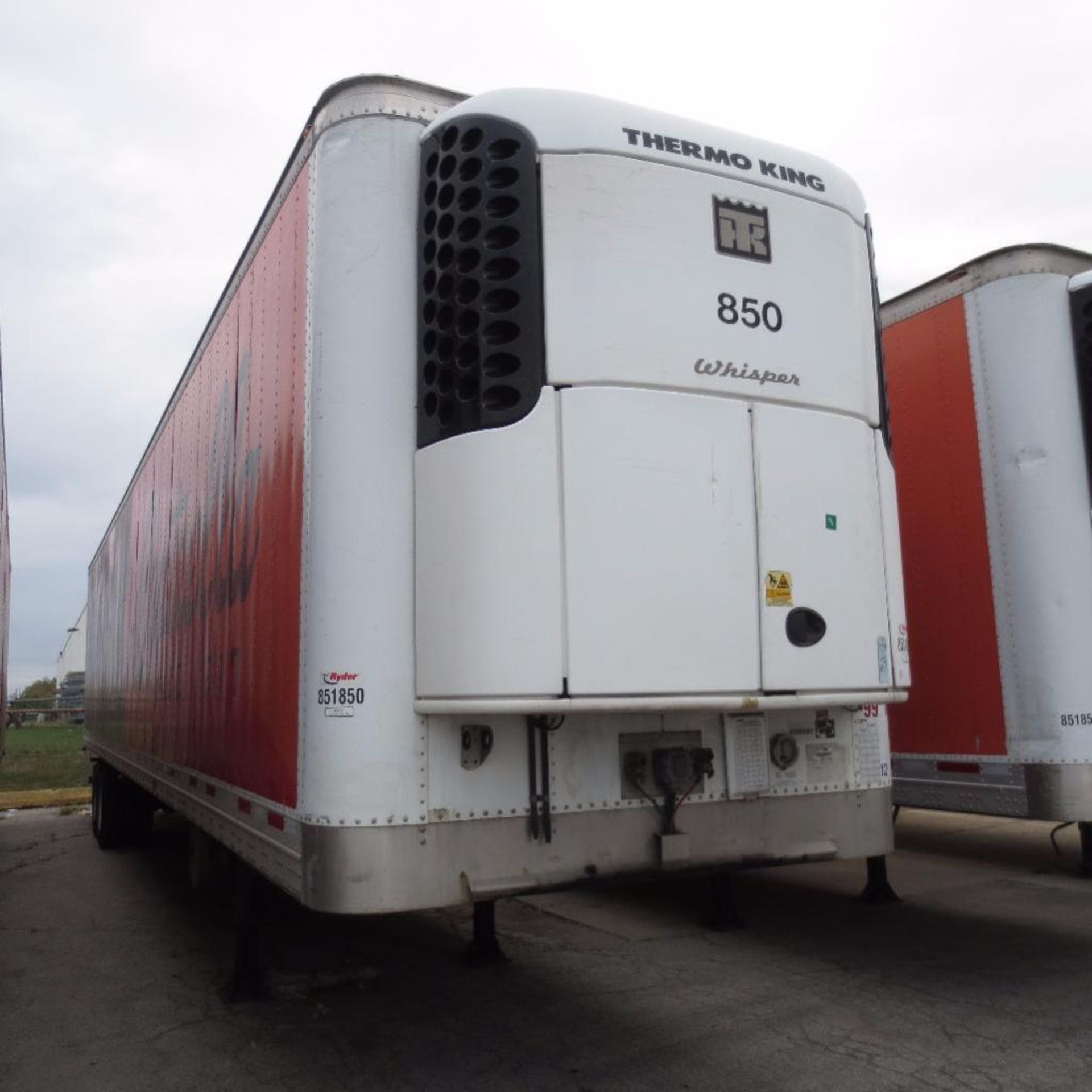 Wabash 50' Reefer Trailer, 13' 6" Hight, 99" Wide, Year 2006, Vin 1JJV502W56L978372, Rider # 851850, - Image 2 of 7