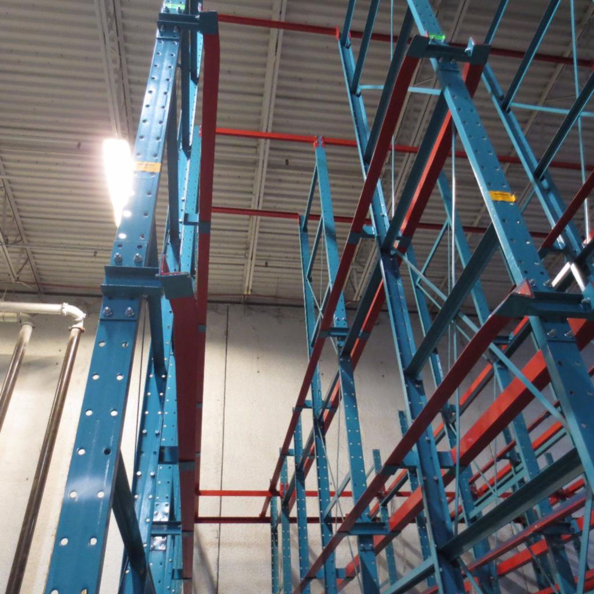 (44) Section of Pallet Racking, For Tall Stacked Pallets, 194' X 24' Deep Foot Print and 24' Tall - Image 4 of 6