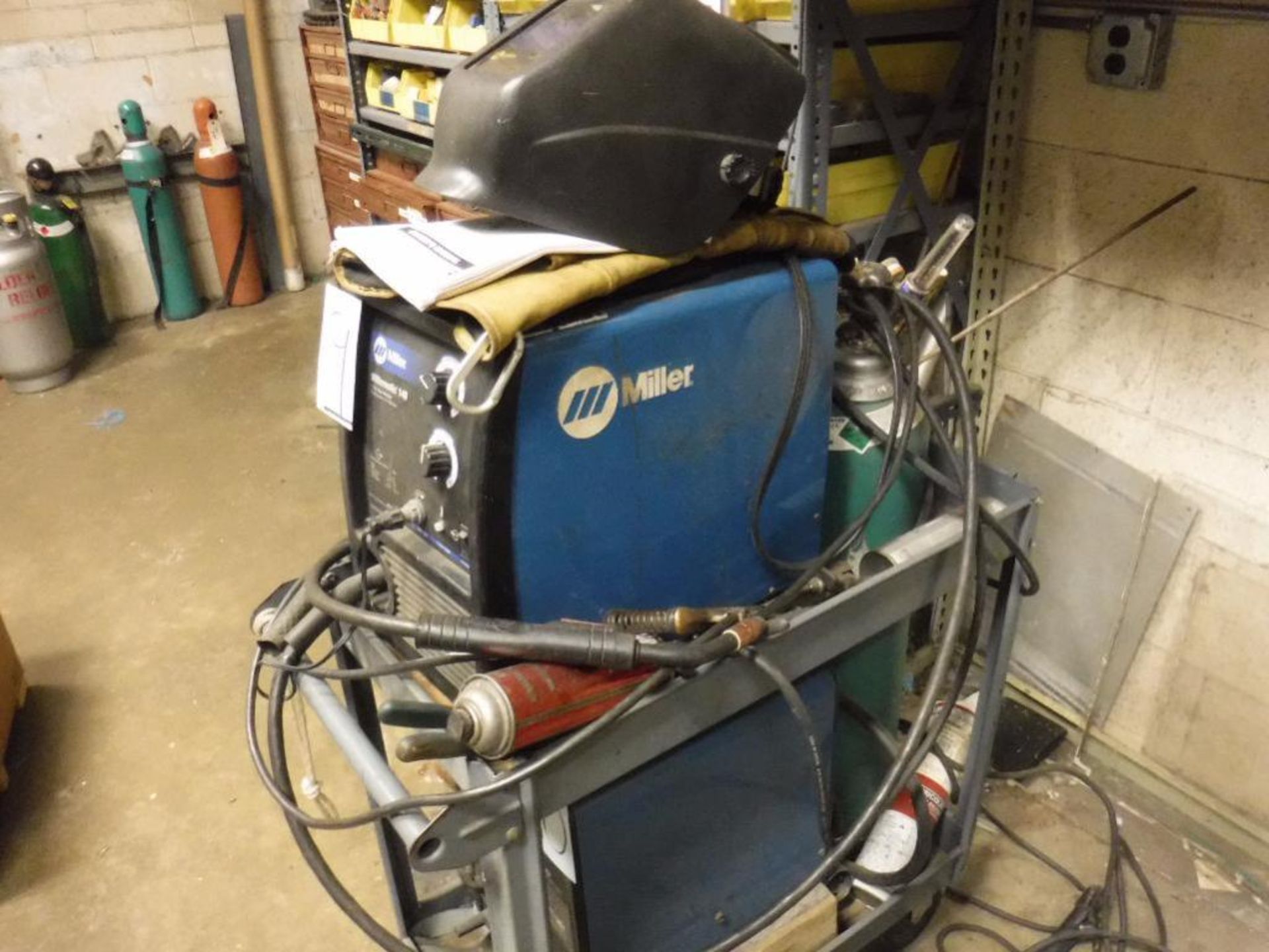 Miller MillerMatic 140 115v, Wire Welder with Helmut, Gloves, Cart, (No Tank and No Thunderbolt XL W - Image 5 of 5