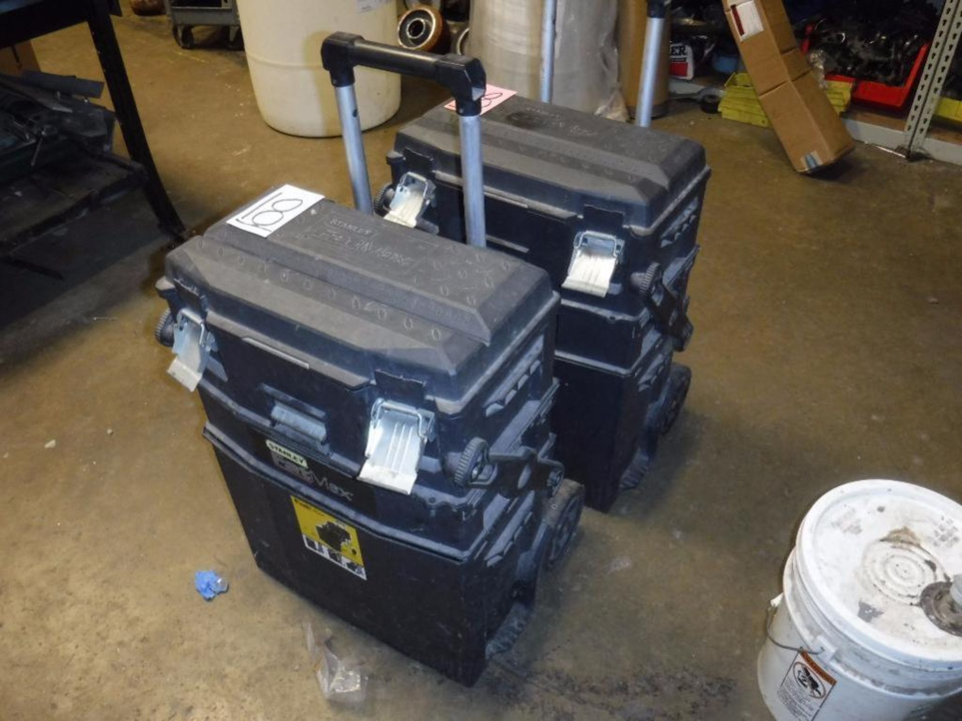 (2) Stanley Fat max Rolling Tool Boxes - Image 2 of 2
