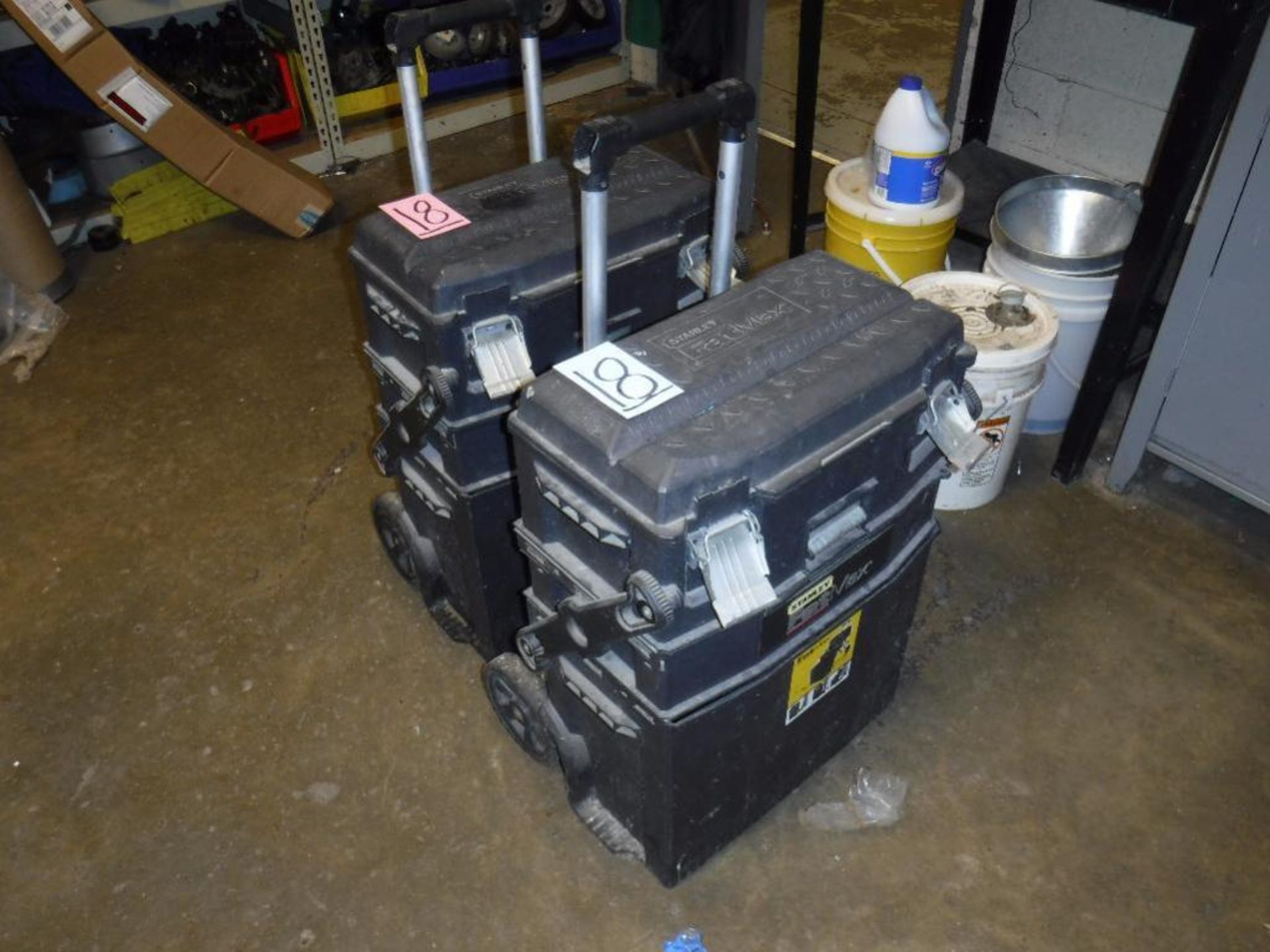 (2) Stanley Fat max Rolling Tool Boxes