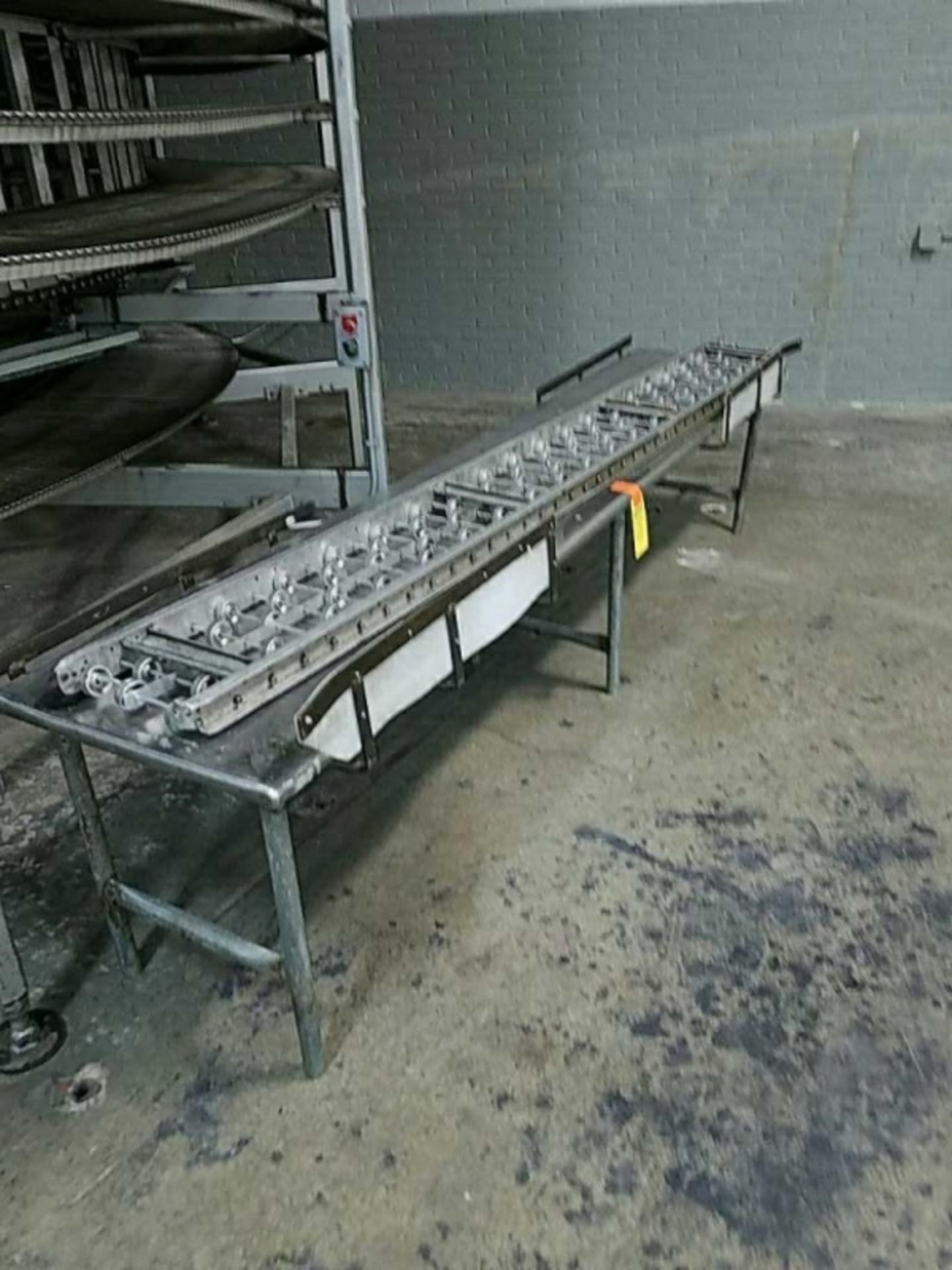 Stainless table and conveyor section