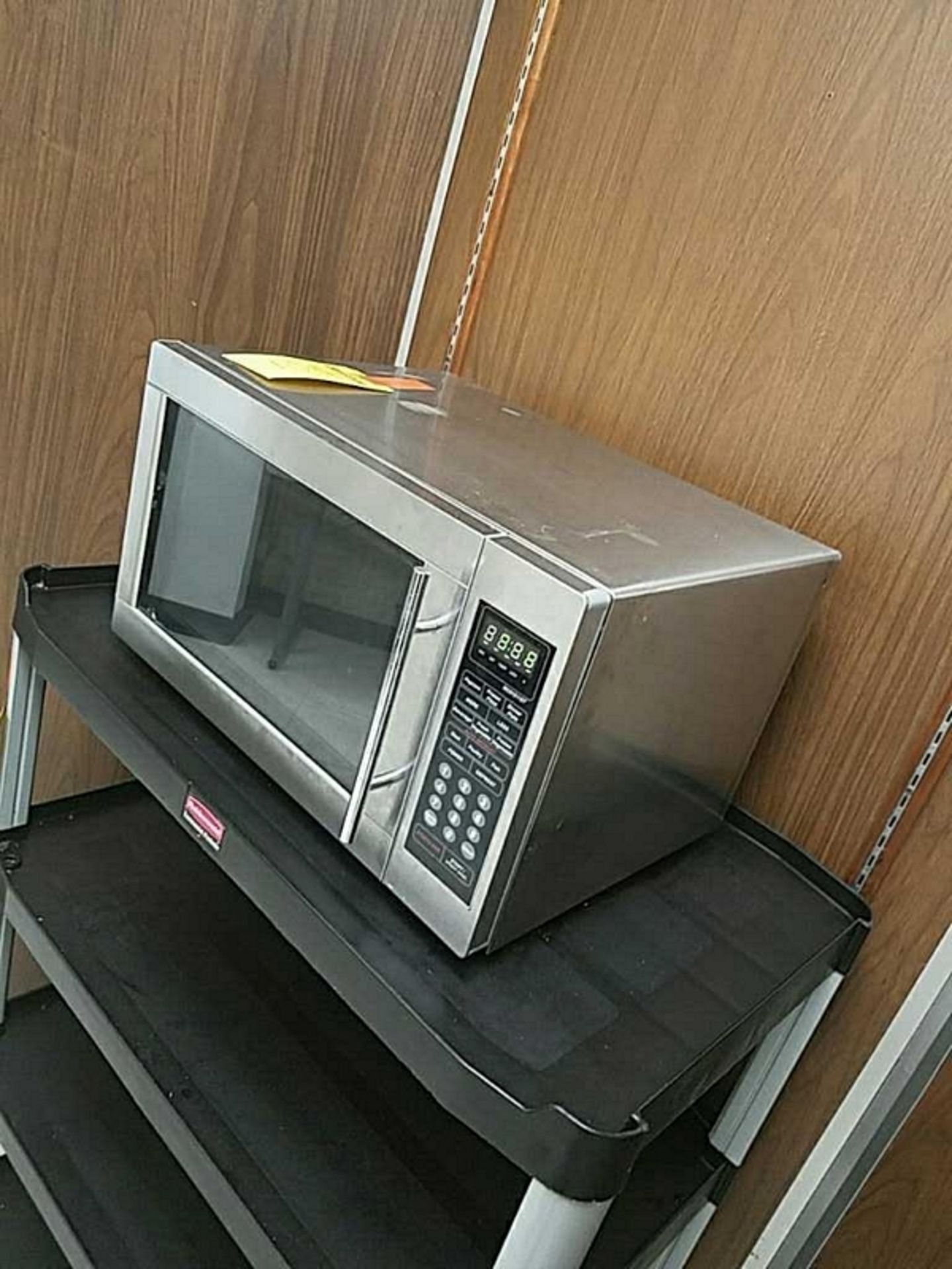 Magic Chef stainless microwave