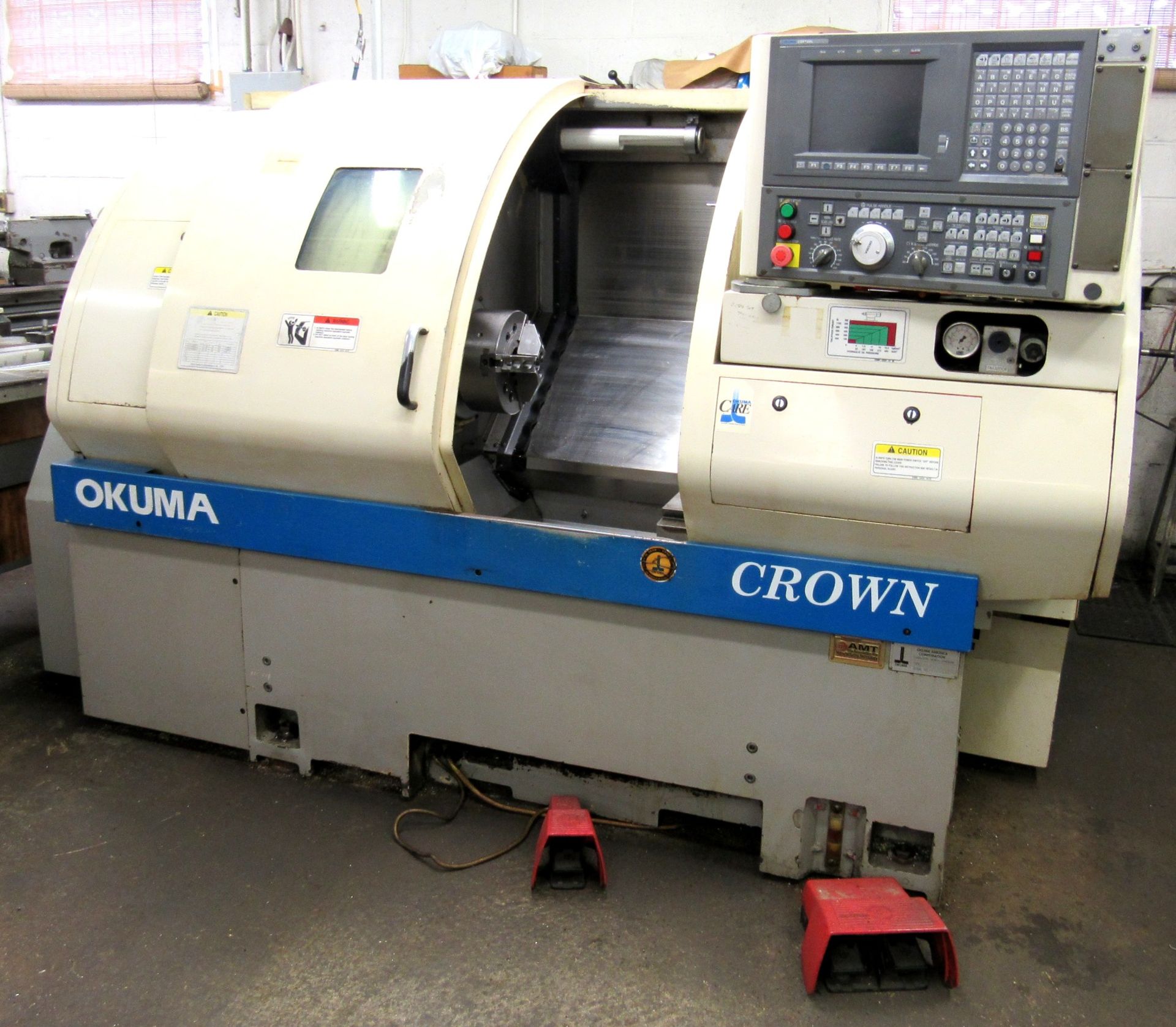 Okuma Crown Mod.762S-BB BigBore CNC Turning Center - S/N 1125 ( 1999), Spindle Speeds 65 - 3500 RPM,