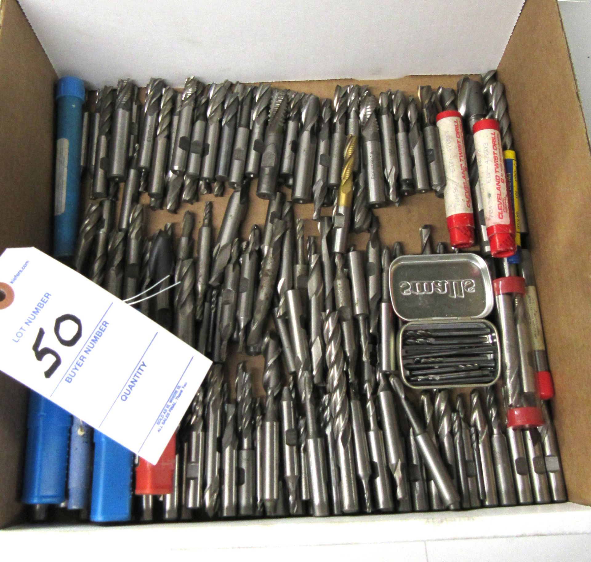 Lot Assorted Endmills