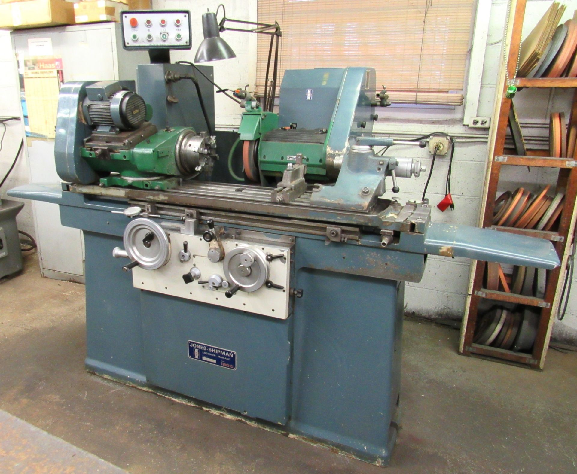 Jones & Shipman Model 1300EIU 10" x 27" Universal Hydraulic Cylindrical Grinder - S/N BO78691, 12" x