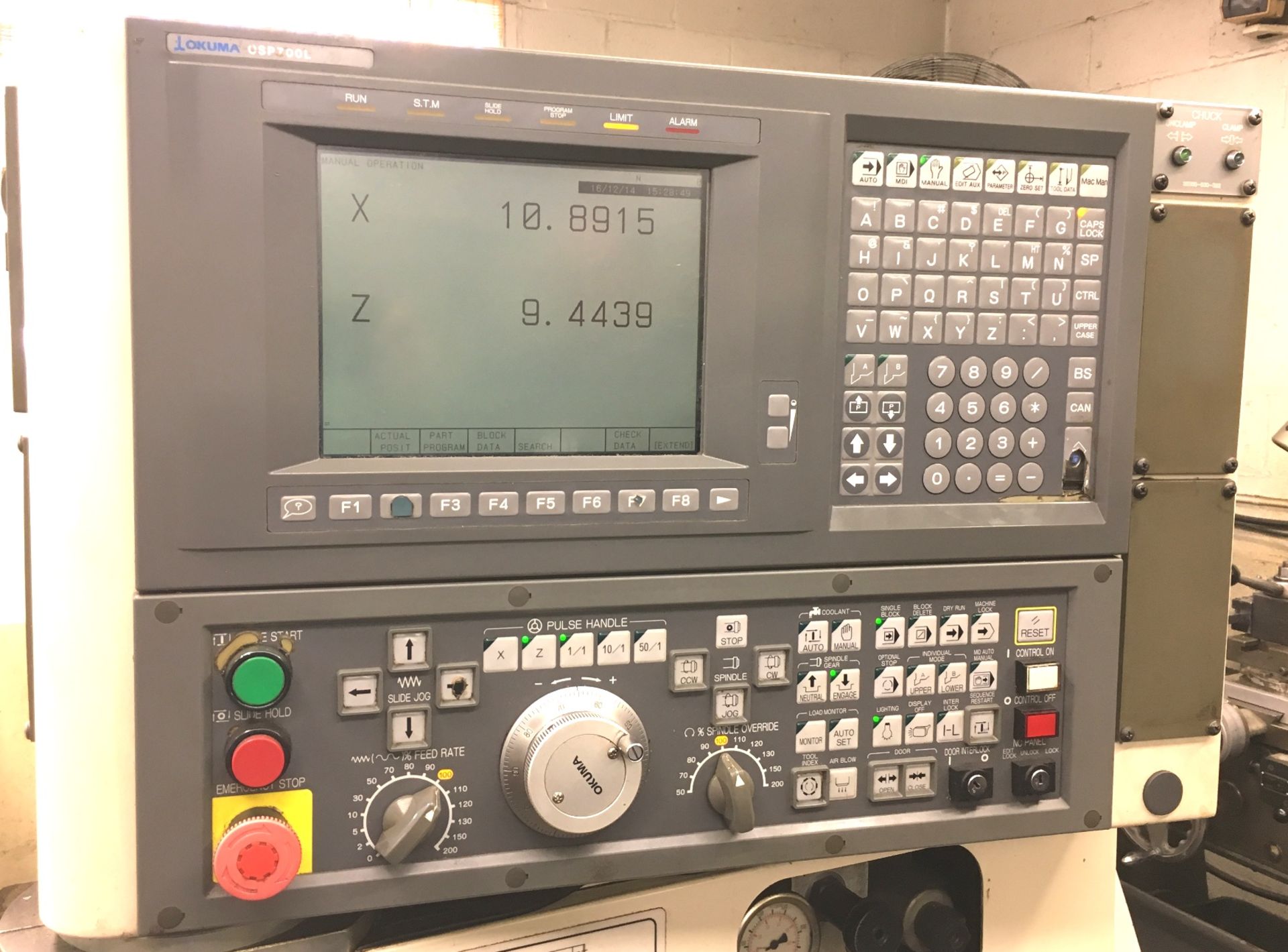 Okuma Crown Mod.762S-BB BigBore CNC Turning Center - S/N 1125 ( 1999), Spindle Speeds 65 - 3500 RPM, - Image 4 of 5