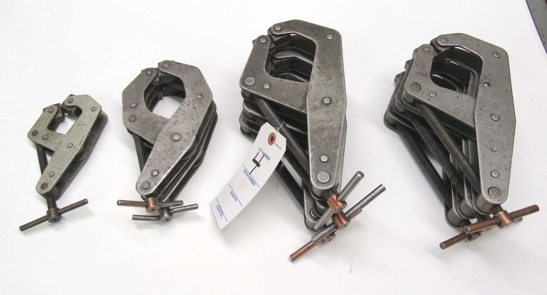 9- Assorted Kantwist Clamps