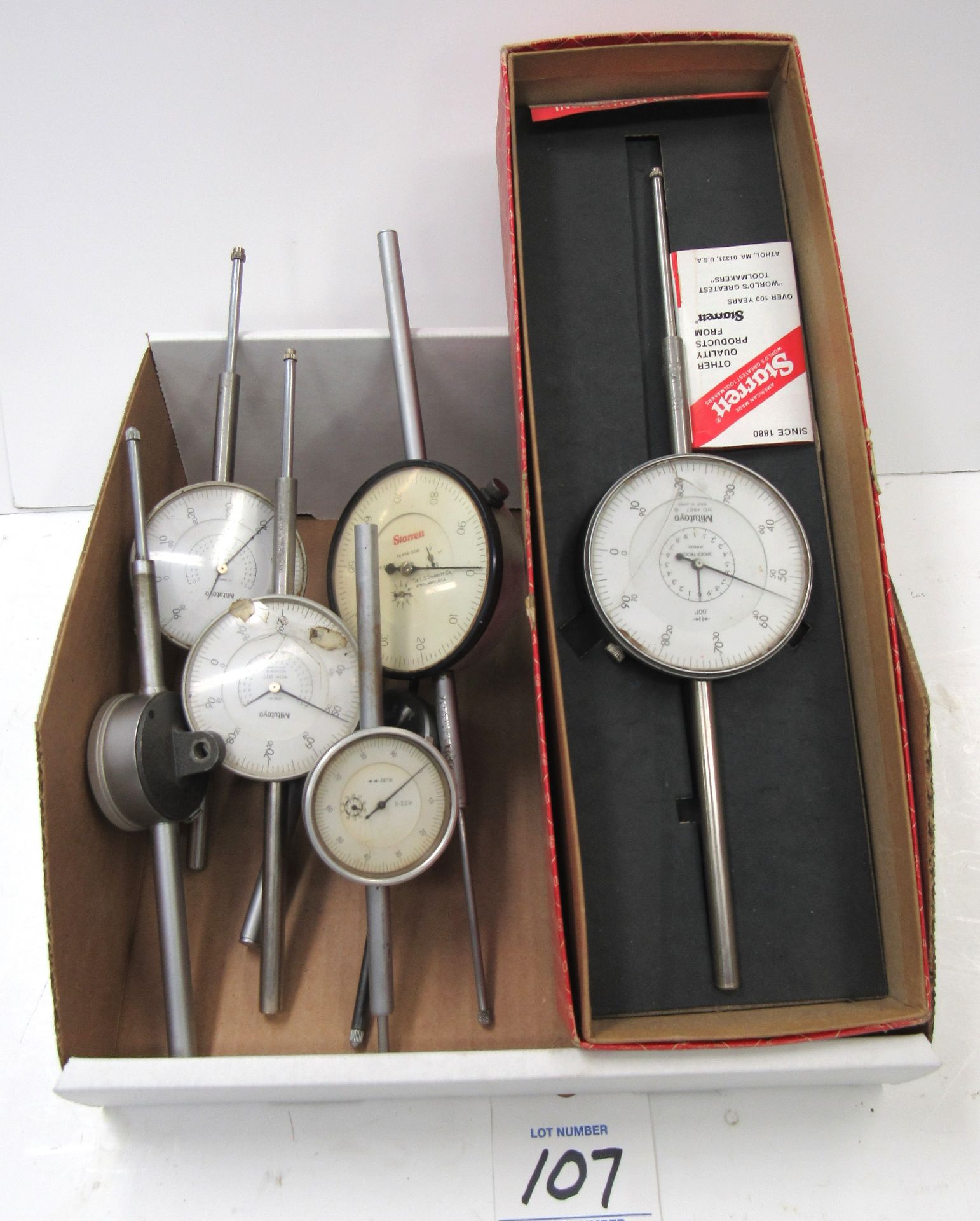 Lot Assorted Dial Indicators