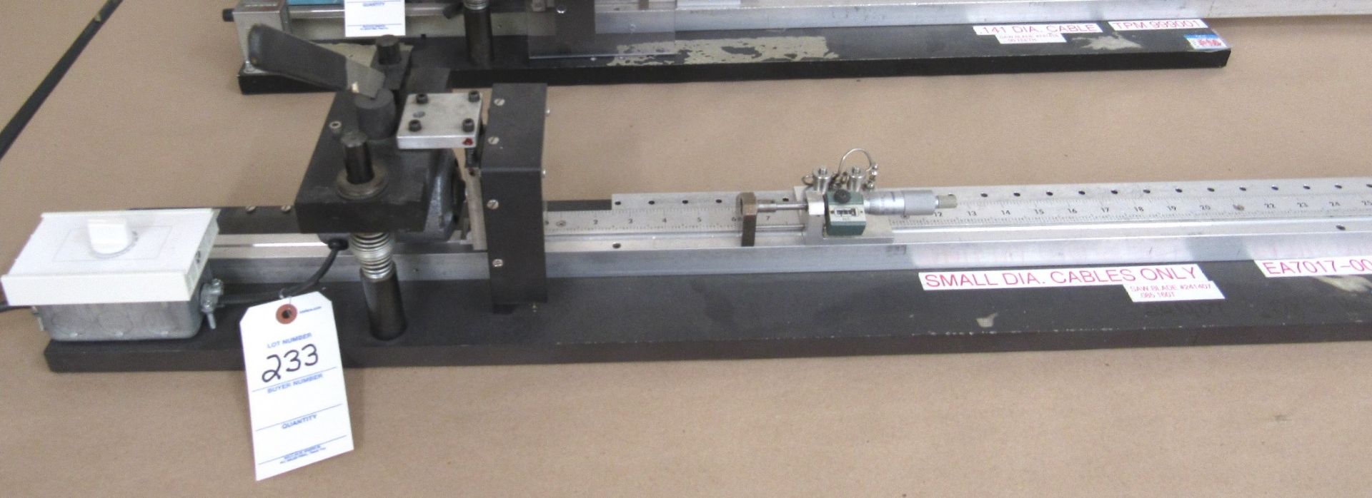 Sevens T-500 Cable Cut-Off Saw- 0.085 and 0.141 Semi Rigid CoAxial Cable Capacity - Image 2 of 2