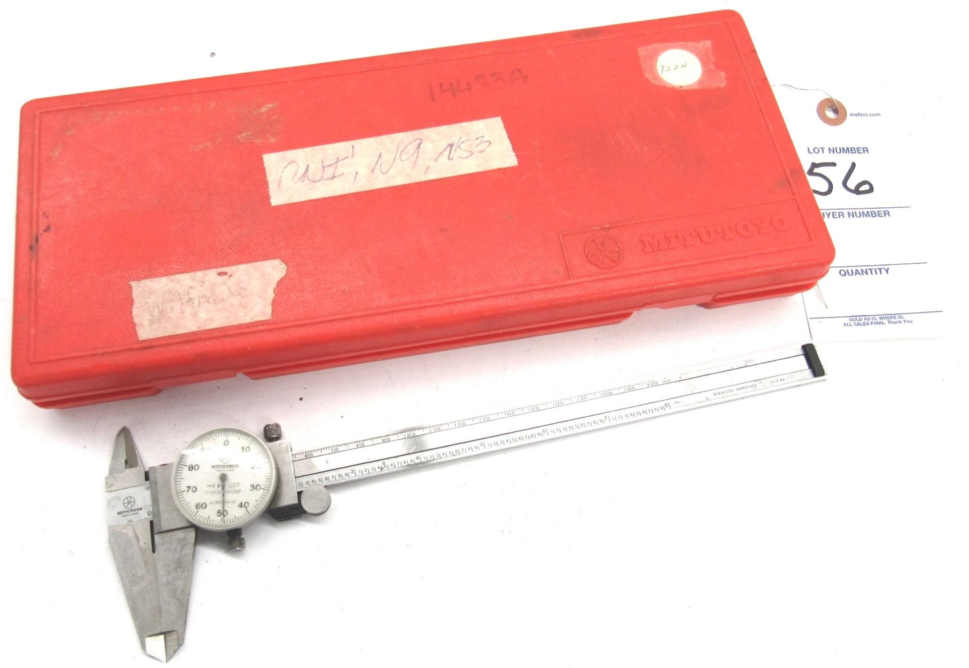 8" Mitutoyo Dial Vernier Caliper