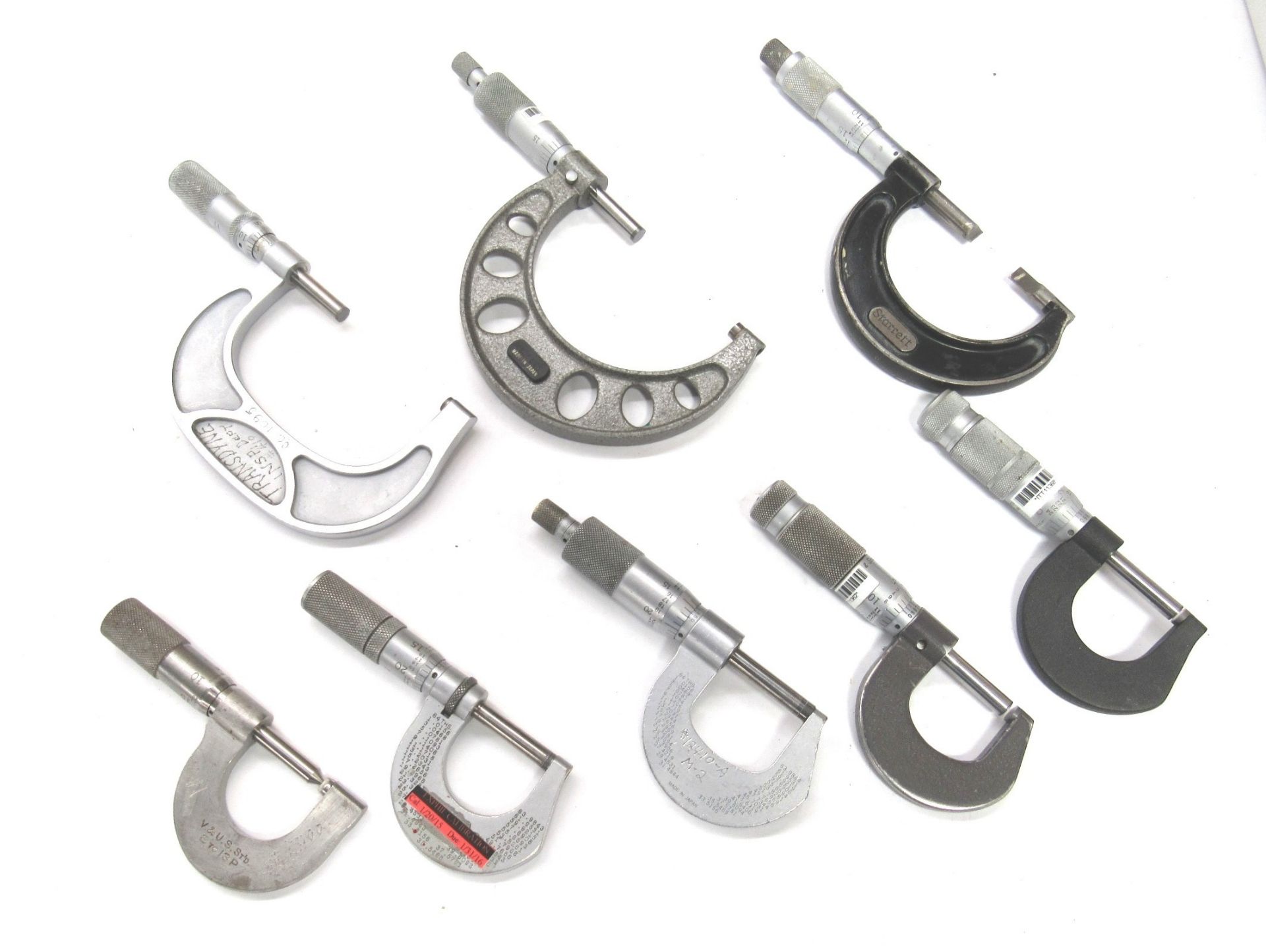 8- Assorted Micrometers