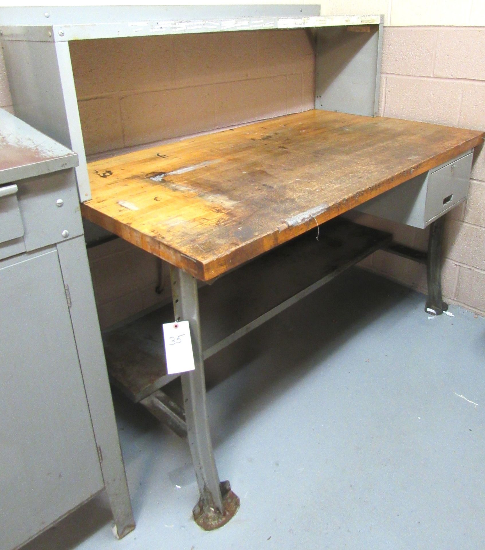 34"x60" Maple Top Work Bench