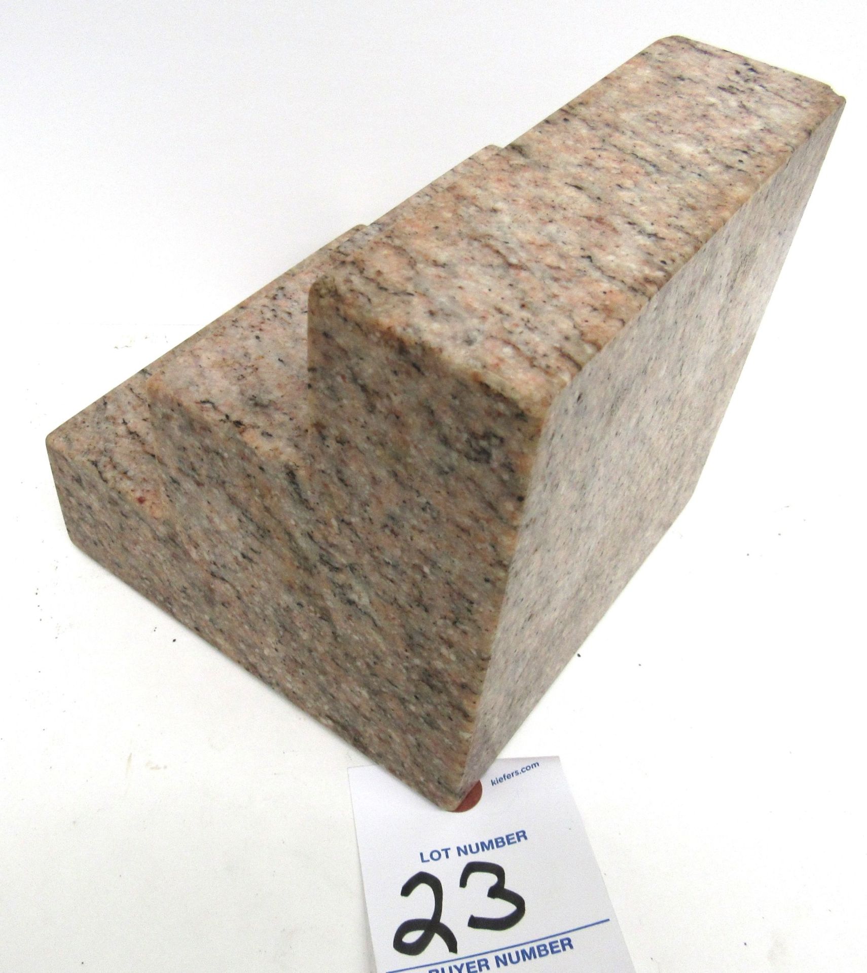 6"x6"x6" Starrett Crystal Pink Granite Square