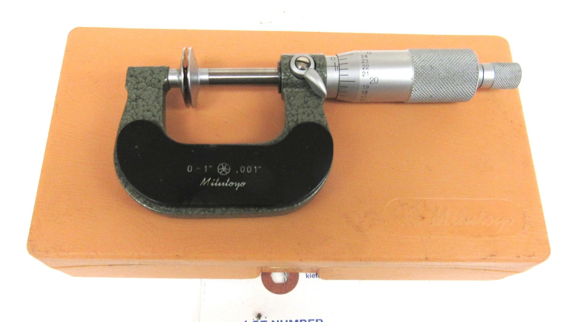 Mitutoyo 0-1" Disc Micrometer