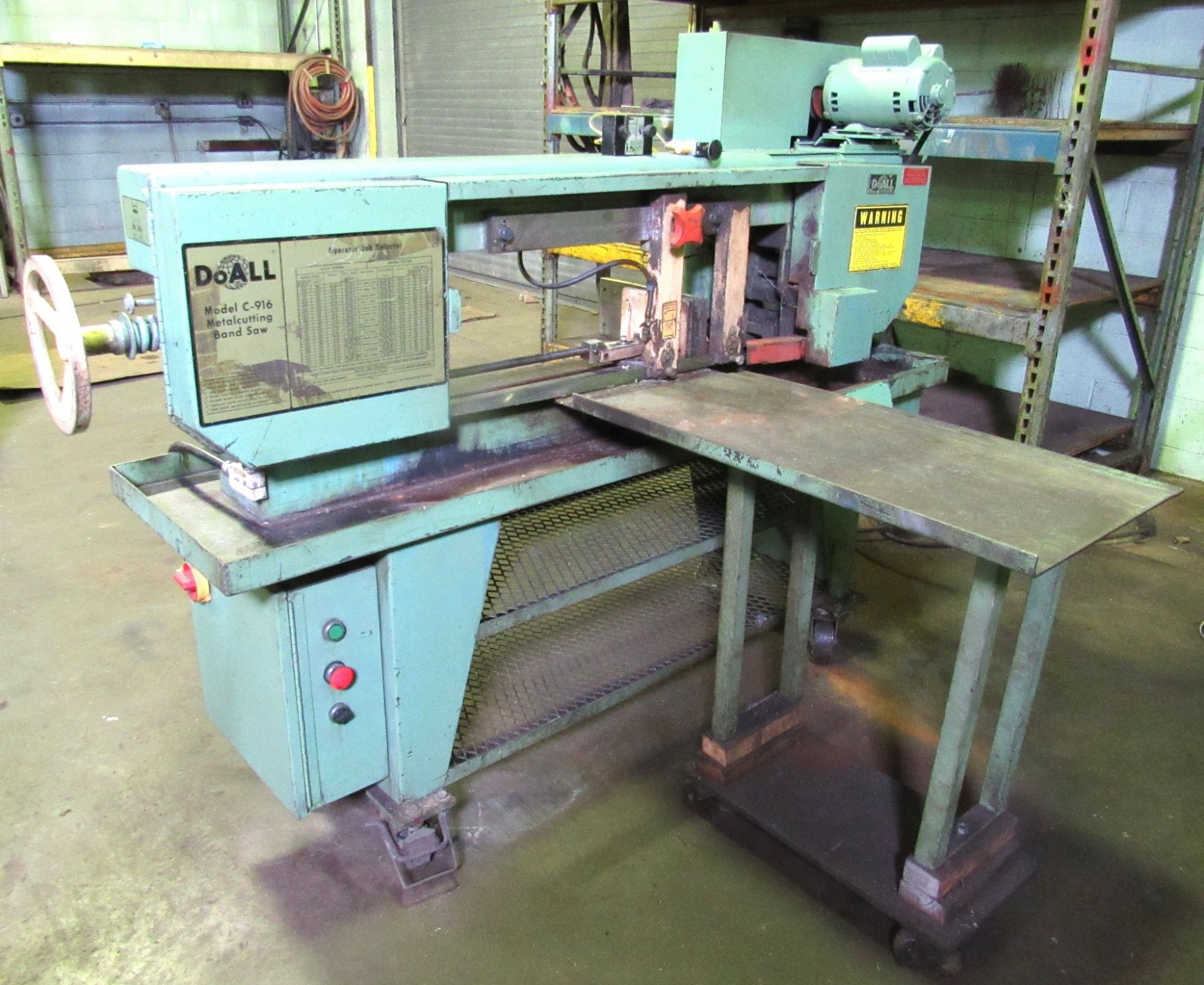 DoAll Mod. C-916 9" x 16" Horizontal Band Saw